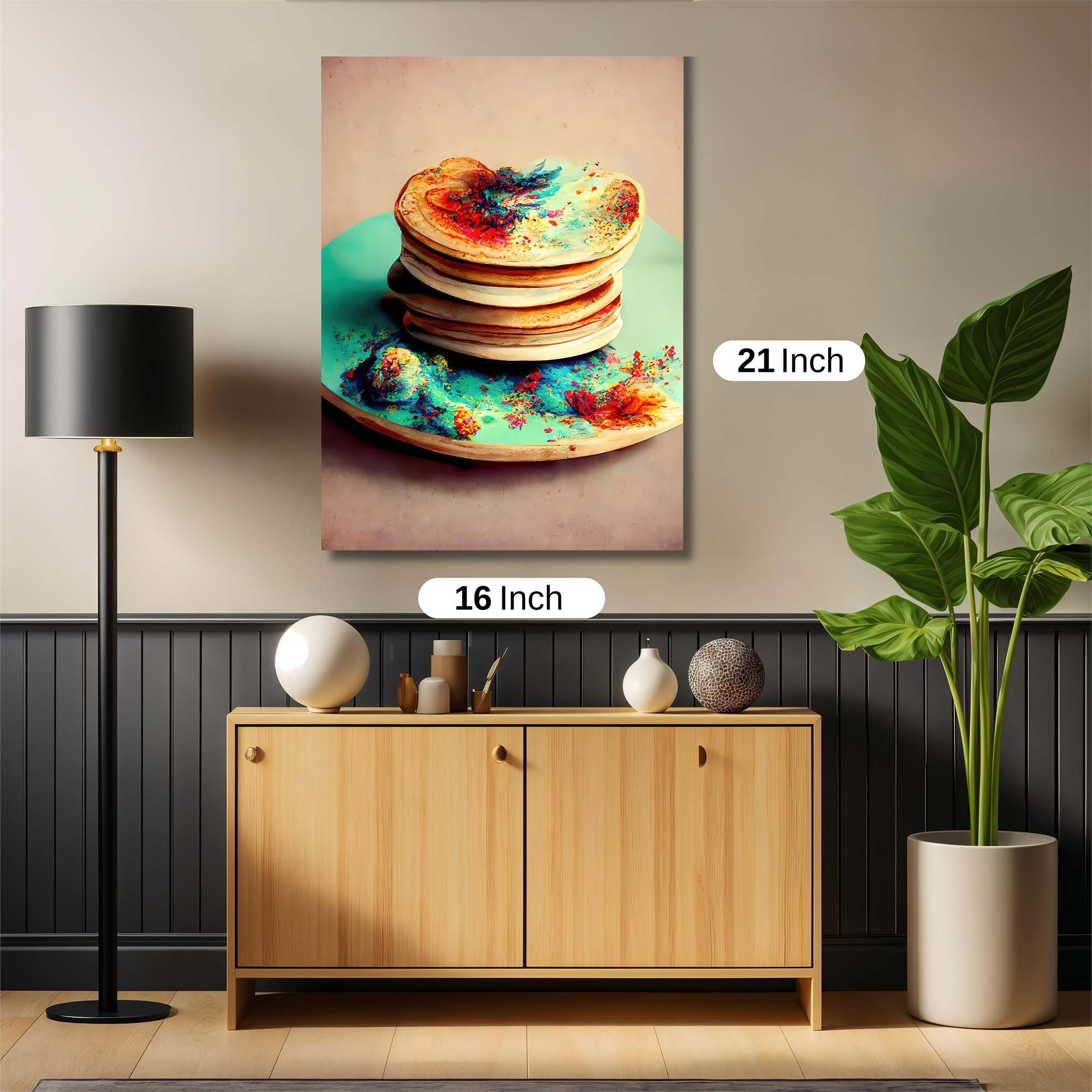 Pancake Artistry Safe Wall Magnetic / M