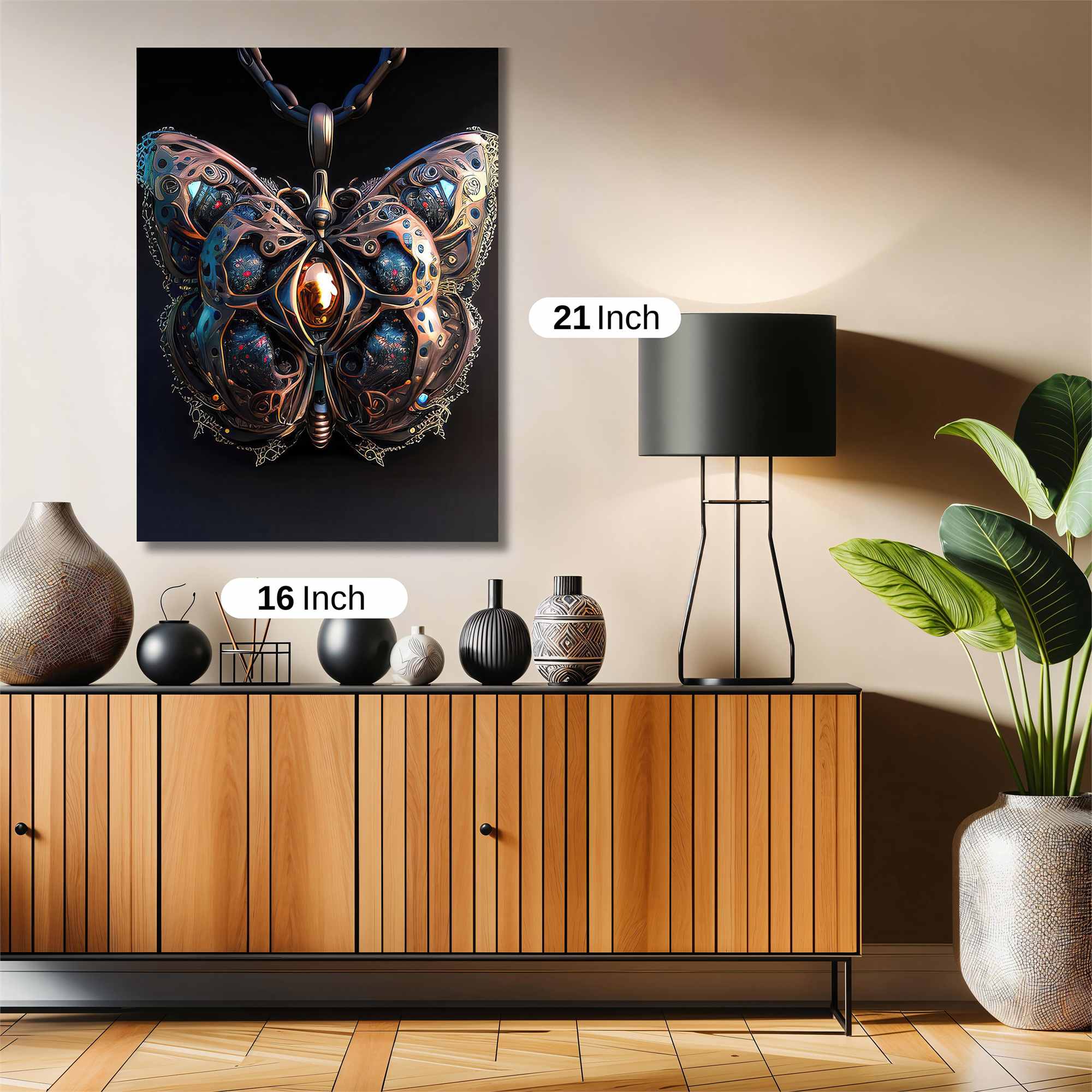 Butterfly Enigma Safe Wall Magnetic / M