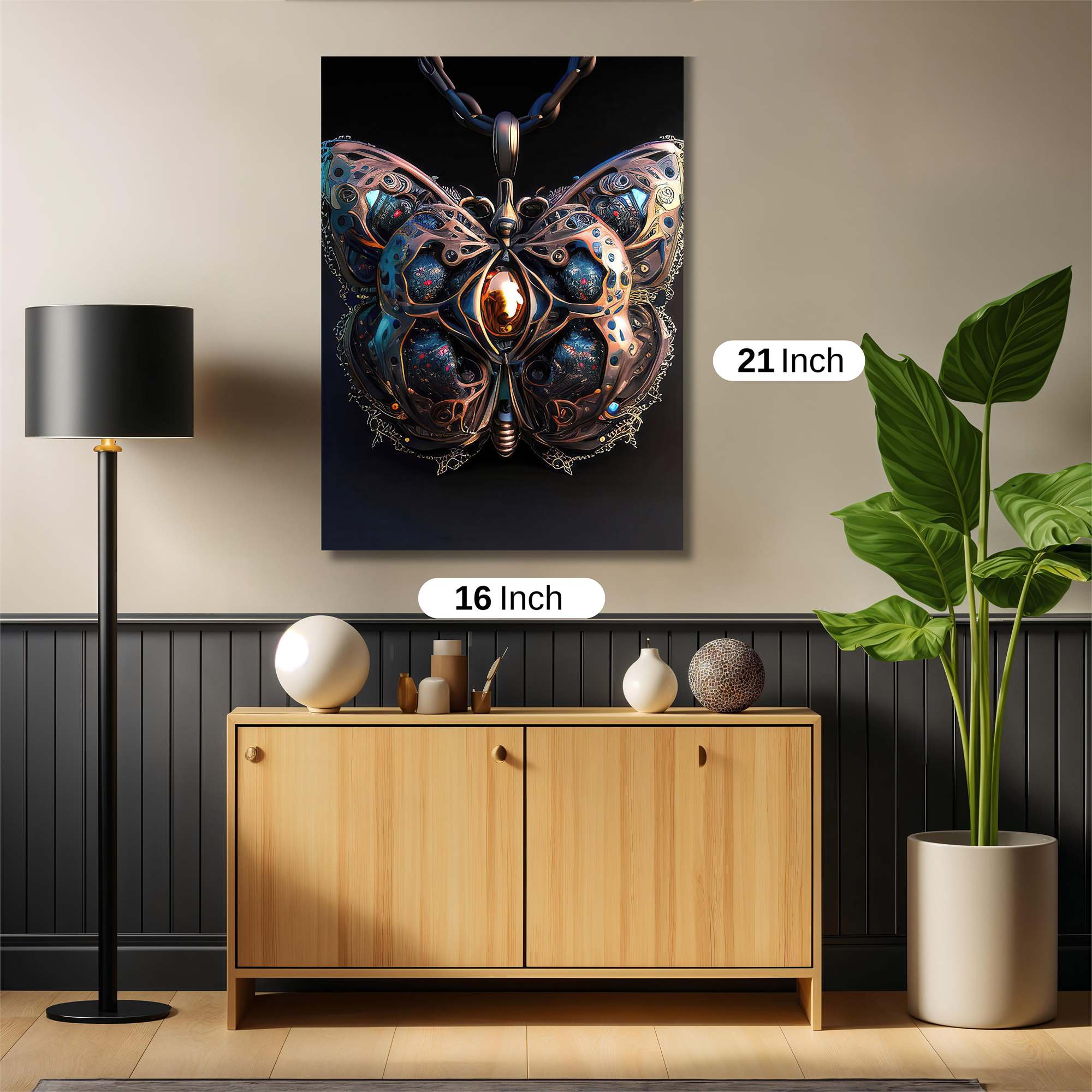 Butterfly Enigma Safe Wall Magnetic / M
