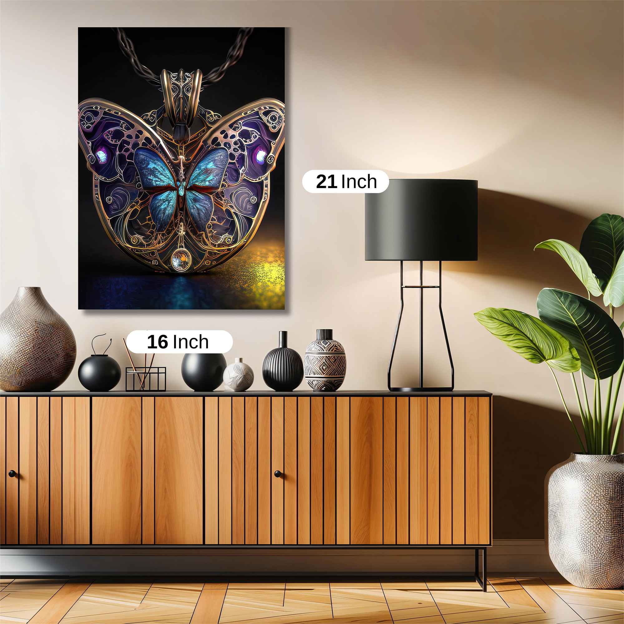 Butterfly Enchantment Safe Wall Magnetic / M