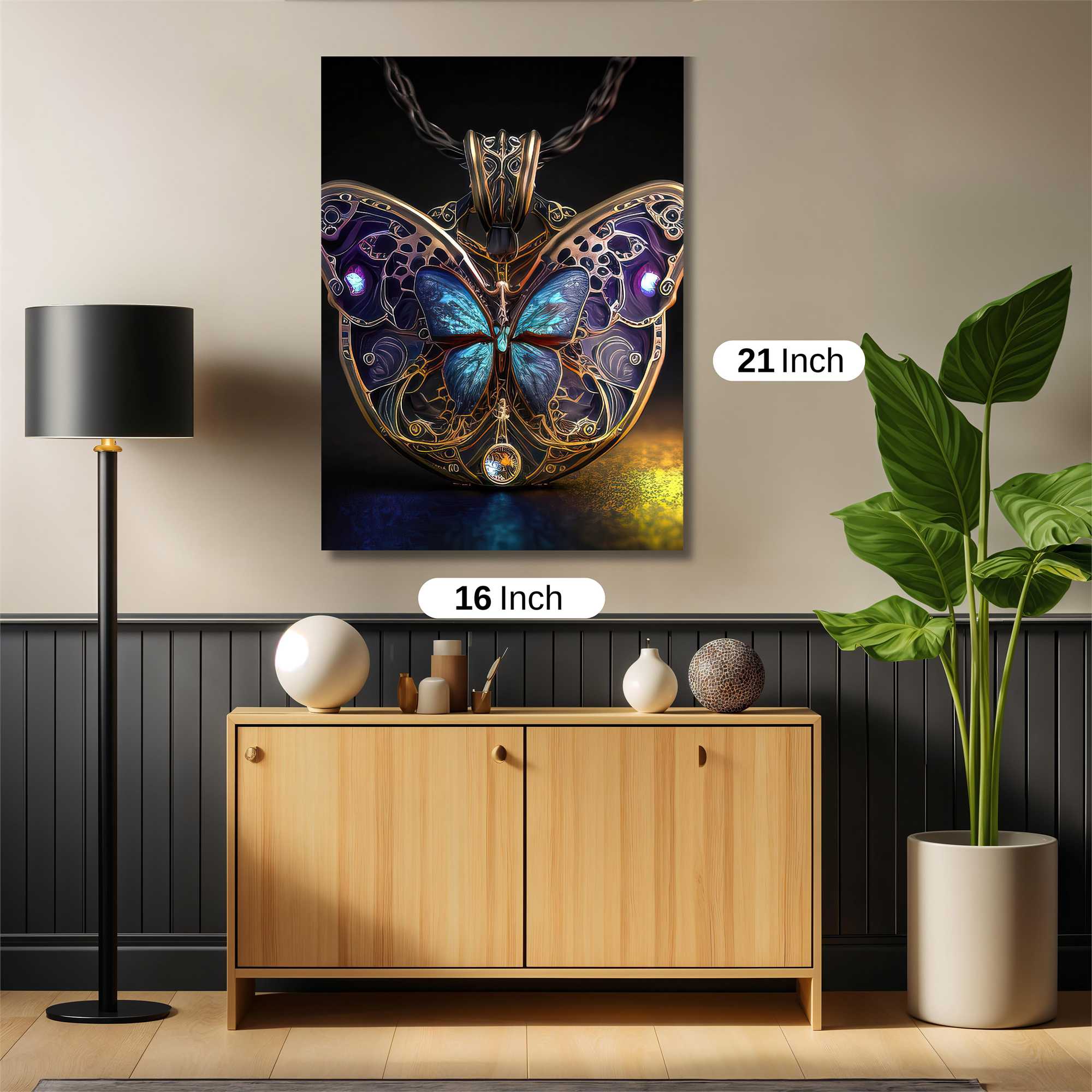 Butterfly Enchantment Safe Wall Magnetic / M