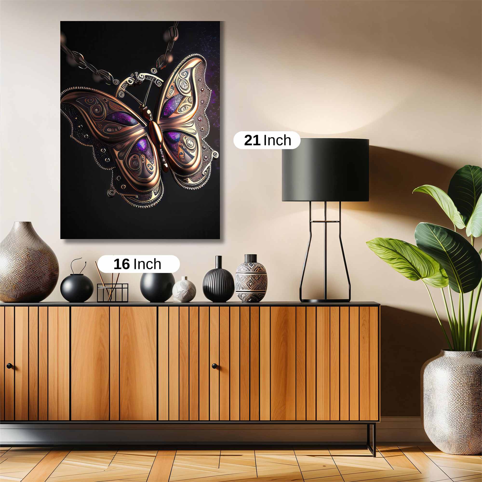 Butterfly Enchantment Safe Wall Magnetic / M
