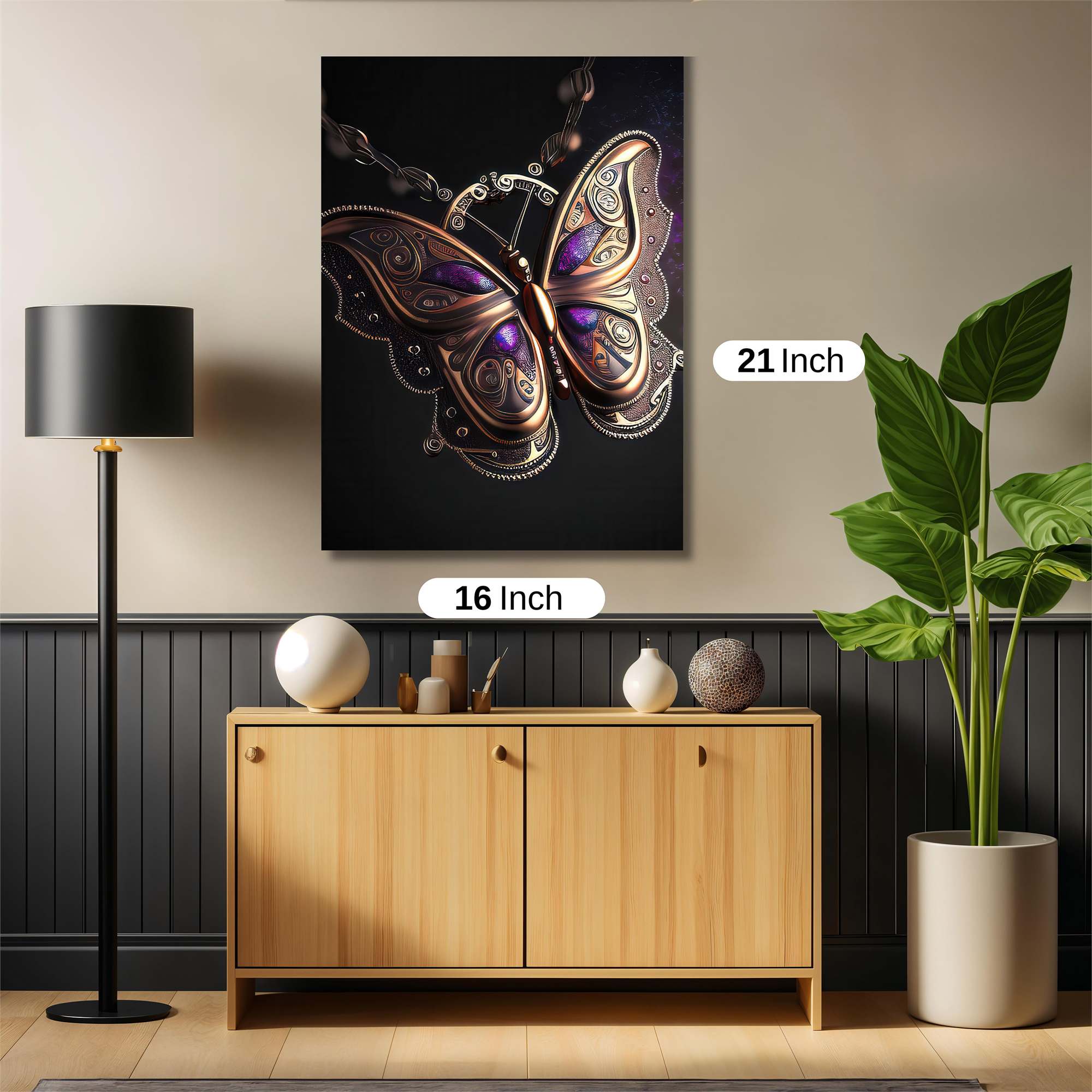 Butterfly Enchantment Safe Wall Magnetic / M