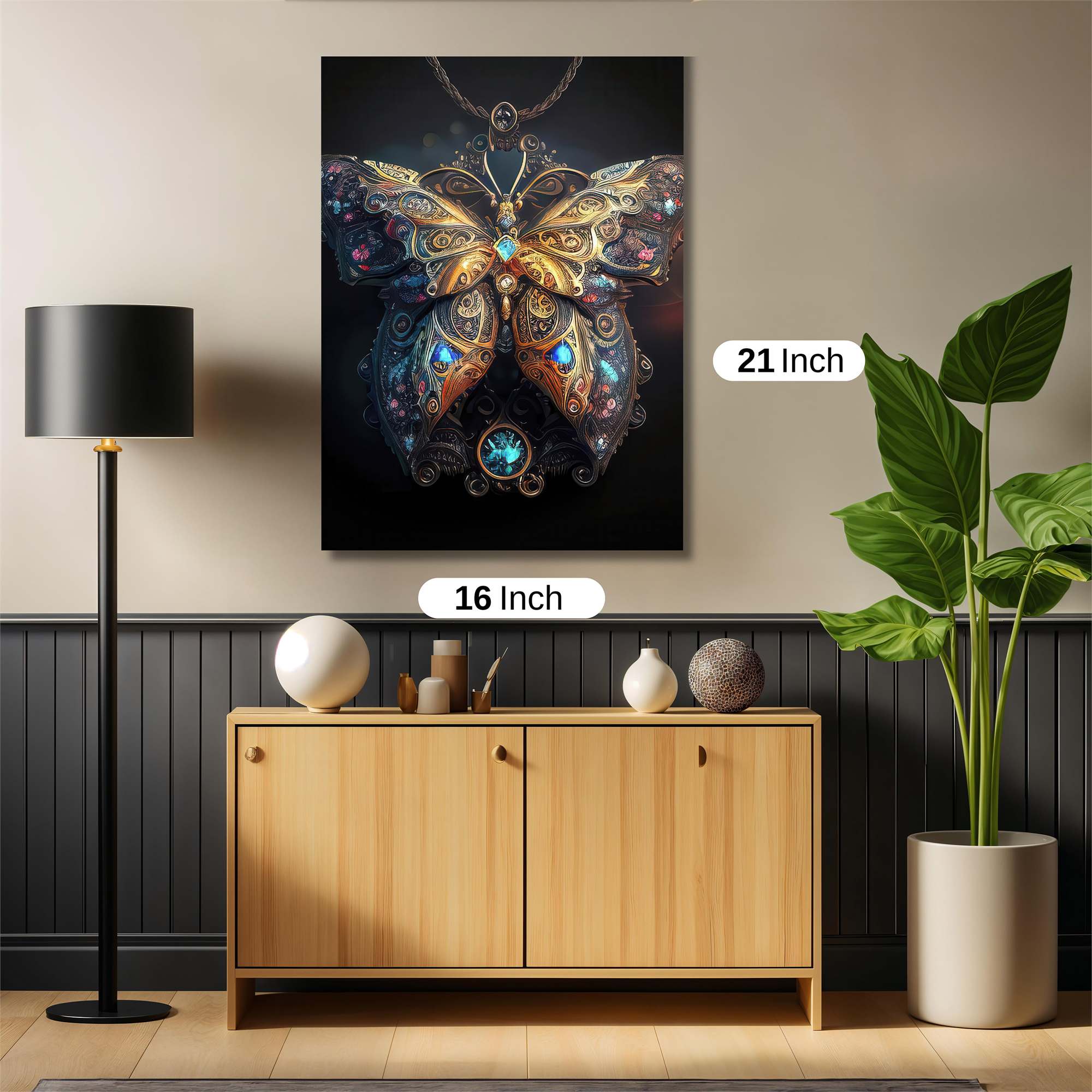 Butterfly Enchantment Safe Wall Magnetic / M