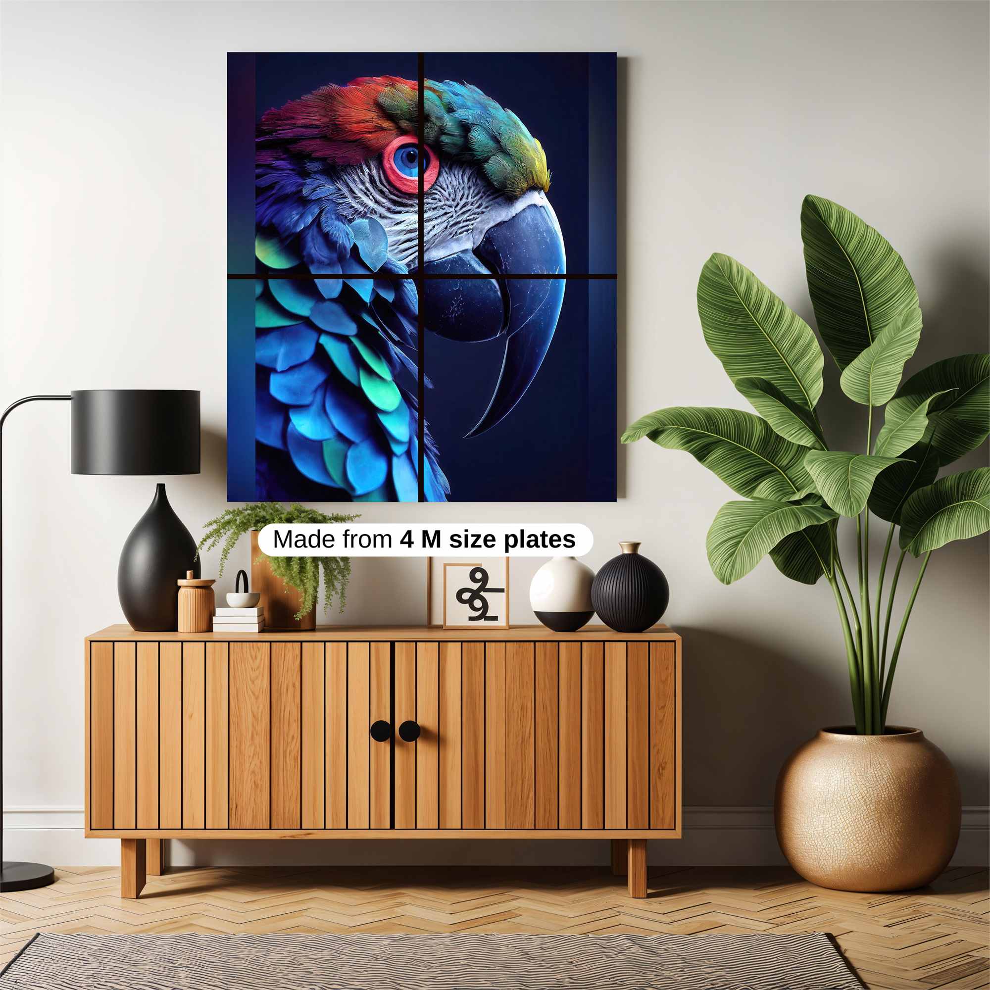 Macaw Majesty Safe Wall Magnetic / M