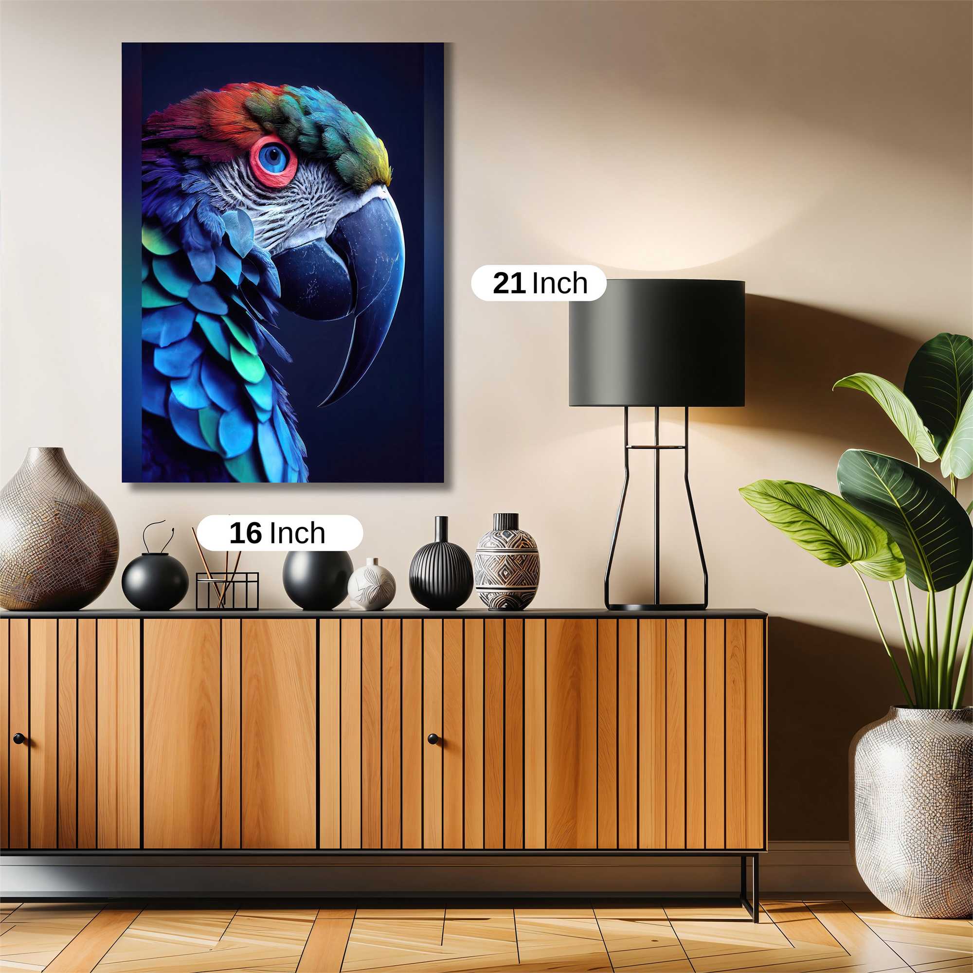 Macaw Majesty Safe Wall Magnetic / M