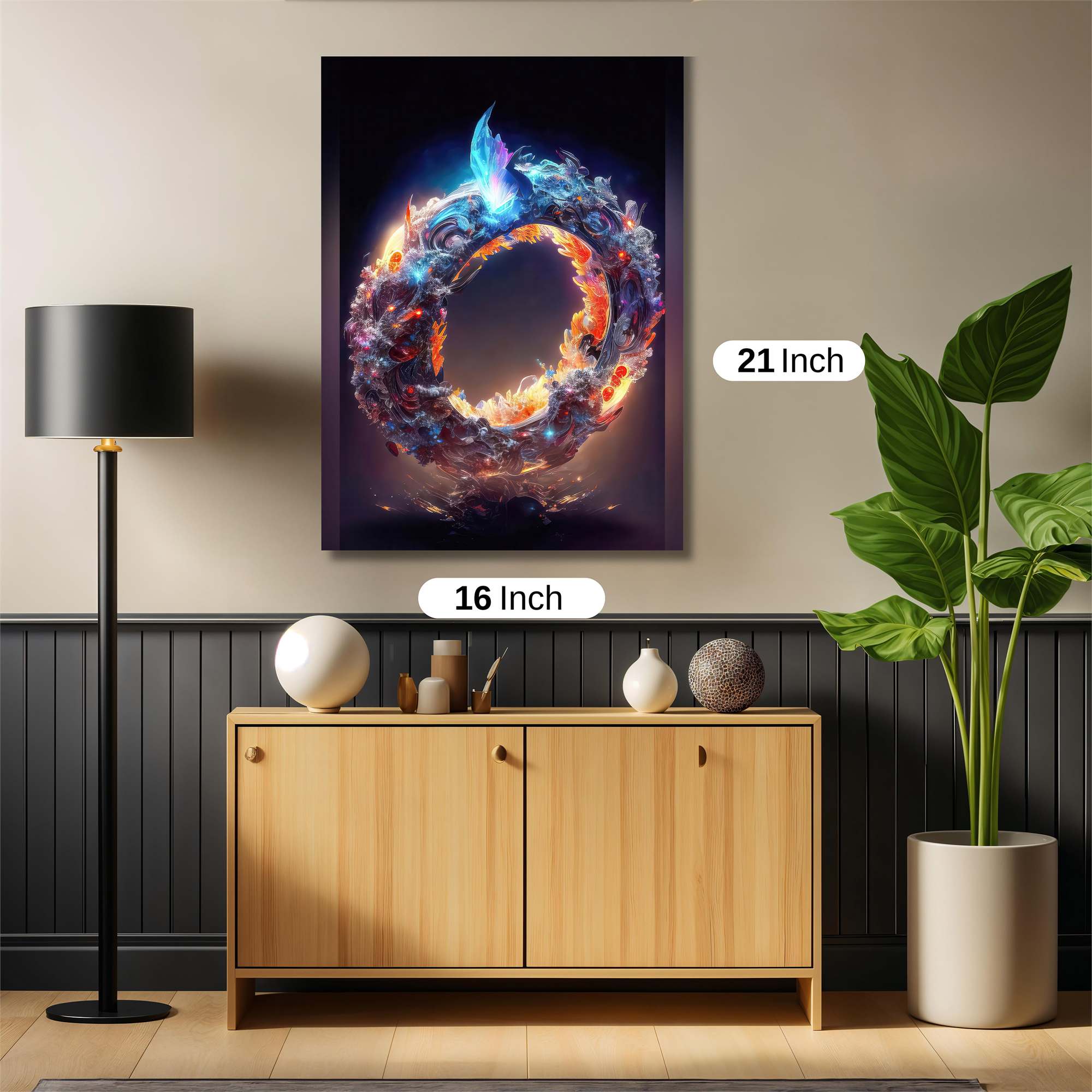 FlameWreath Safe Wall Magnetic / M