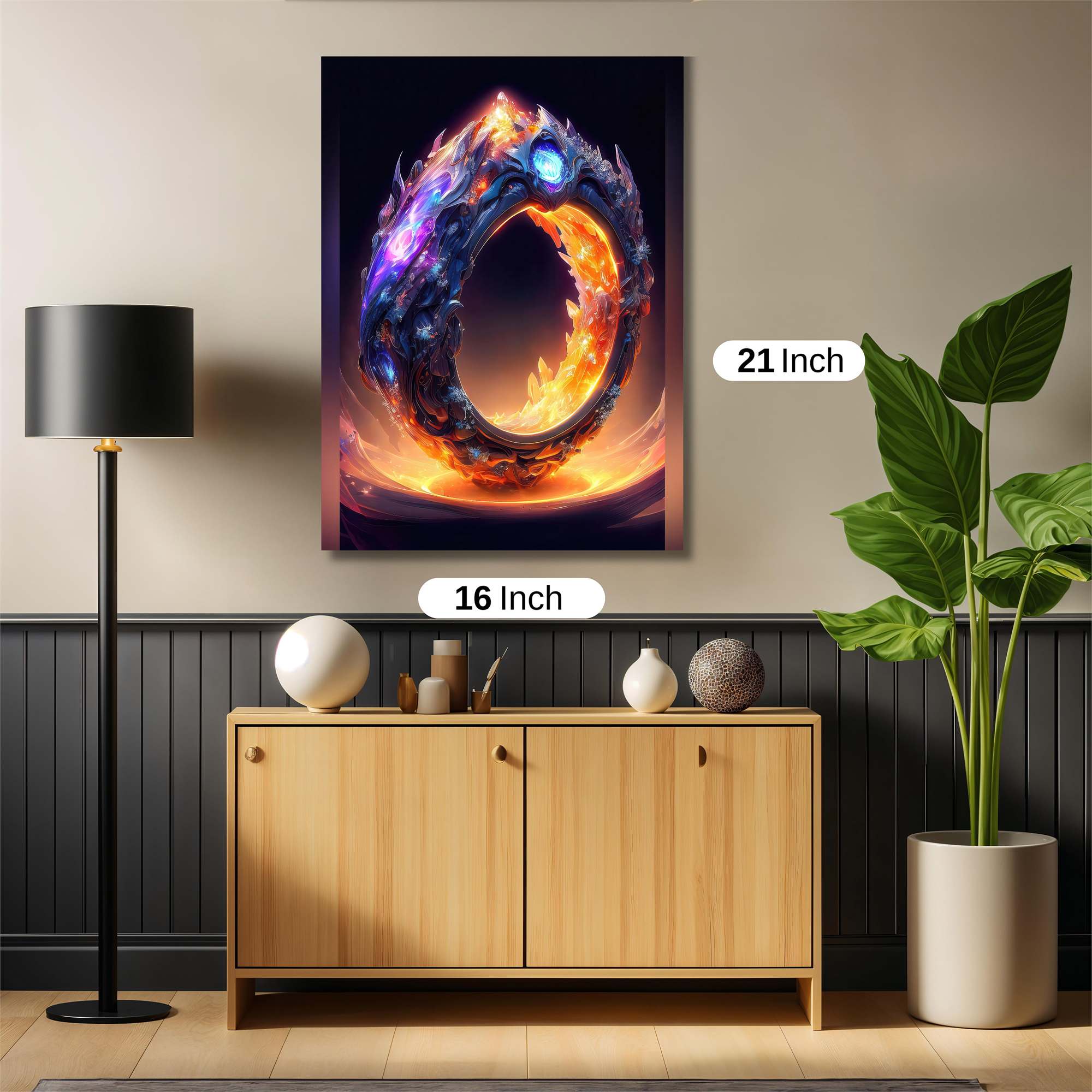 Eternal Blaze Safe Wall Magnetic / M