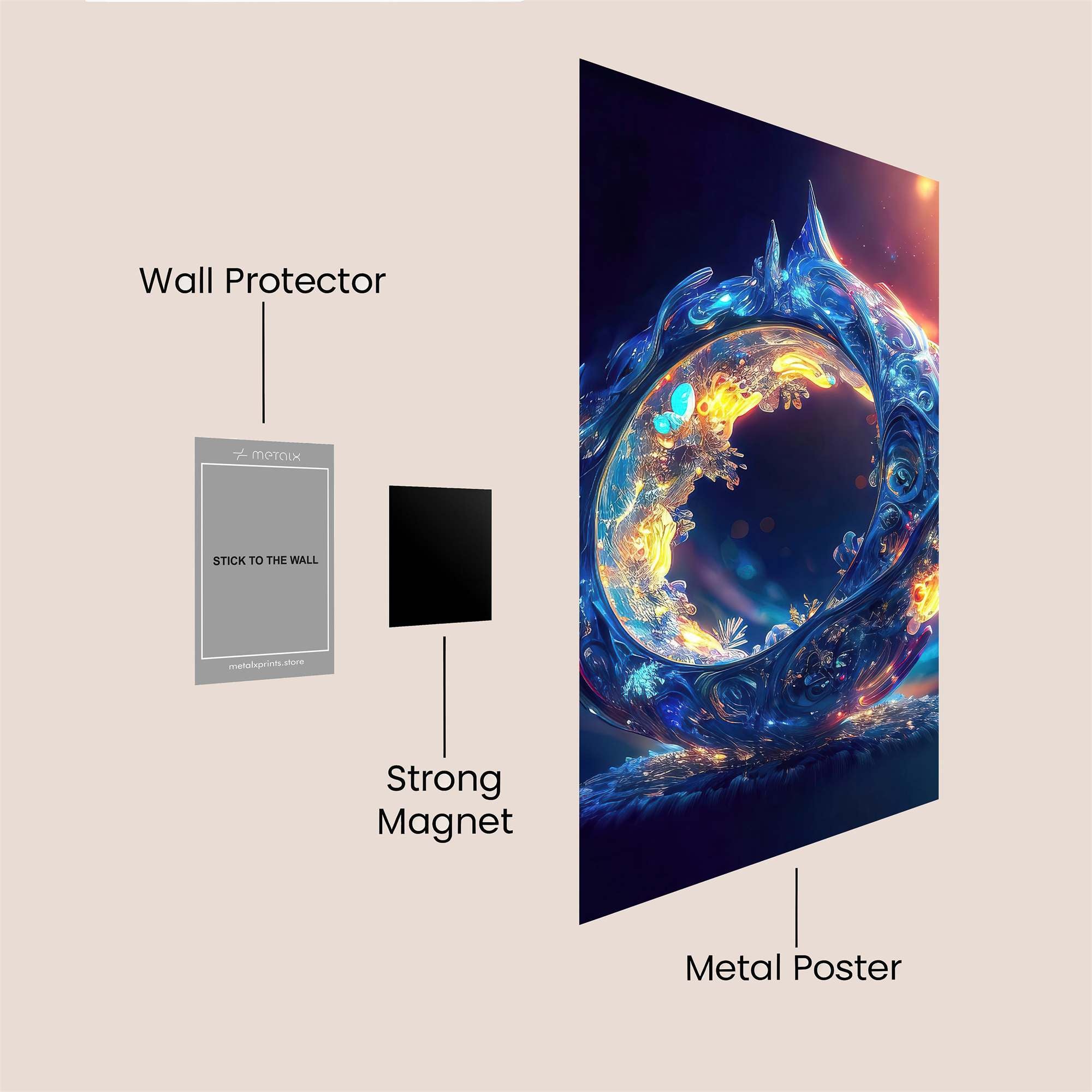 Portal Enchantment Safe Wall Magnetic / M