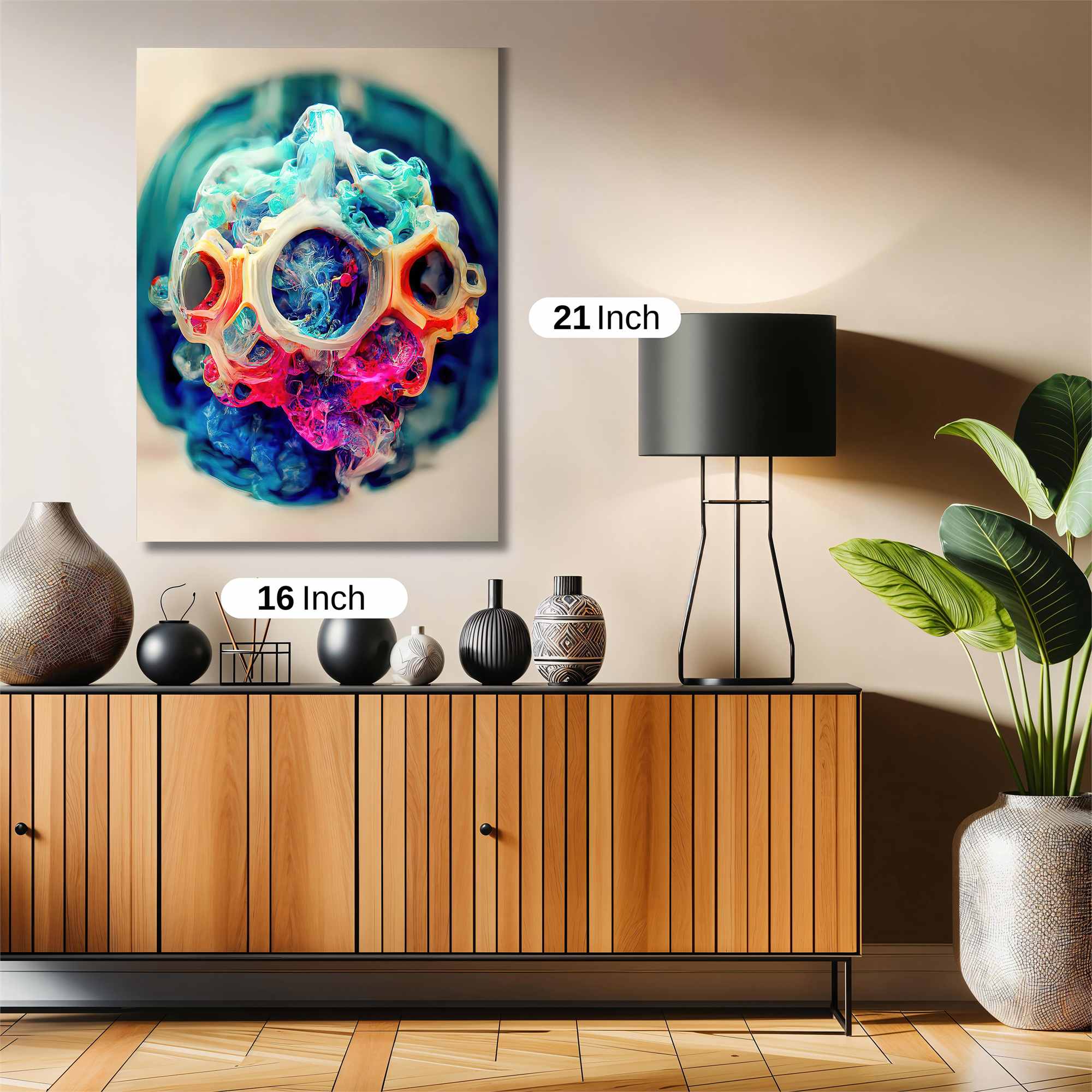 Colorful Whimsy Safe Wall Magnetic / M