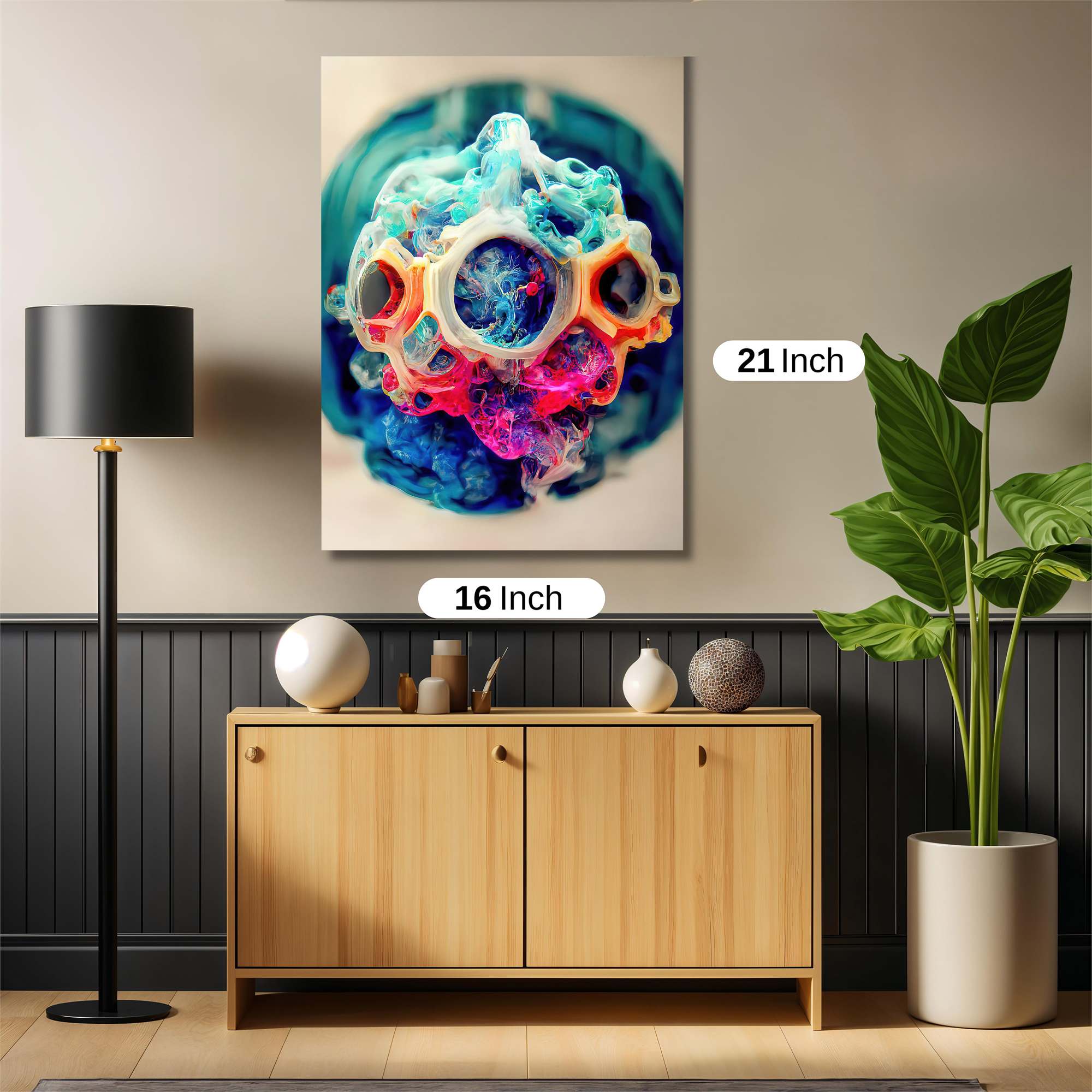 Colorful Whimsy Safe Wall Magnetic / M