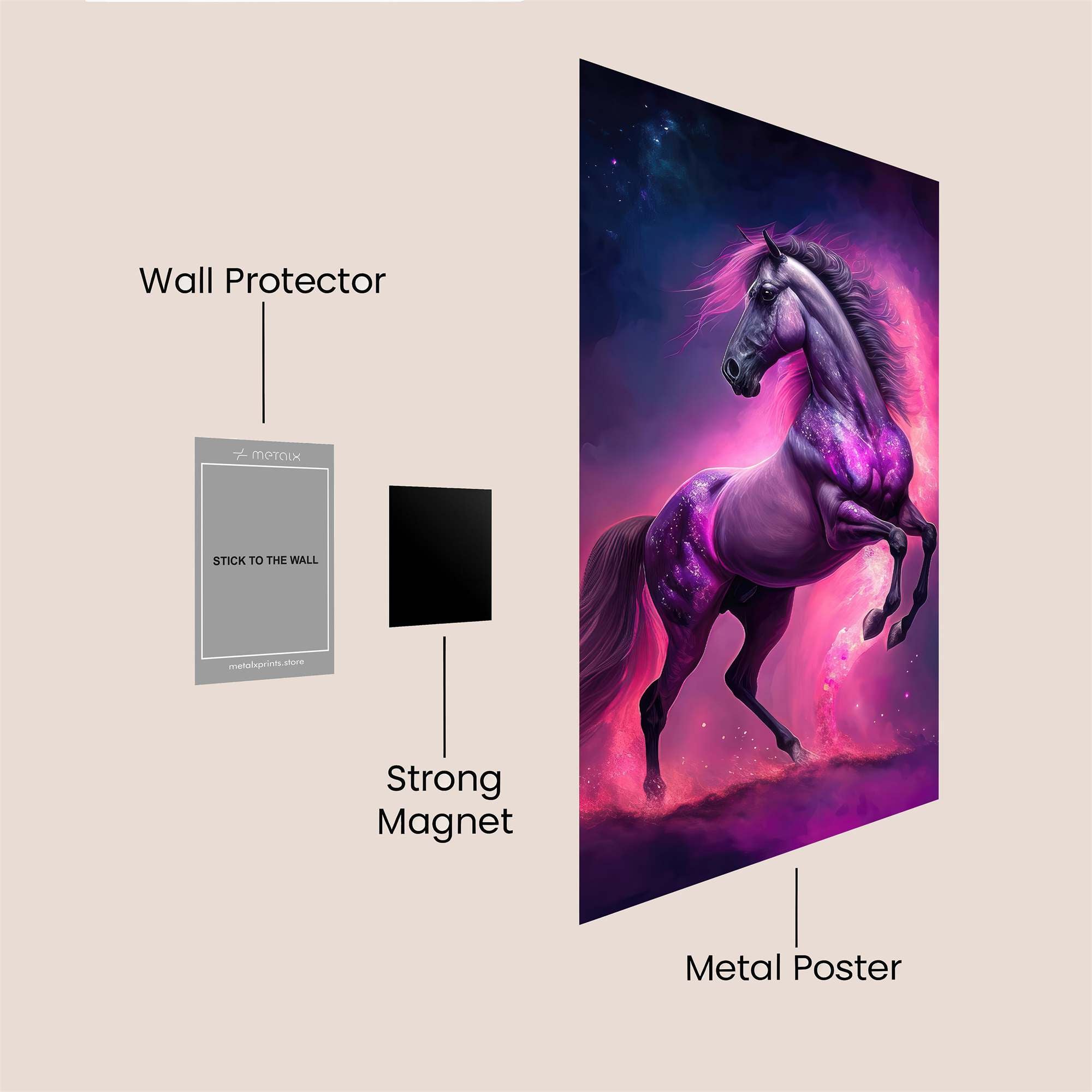 Stardust Majesty Safe Wall Magnetic / M