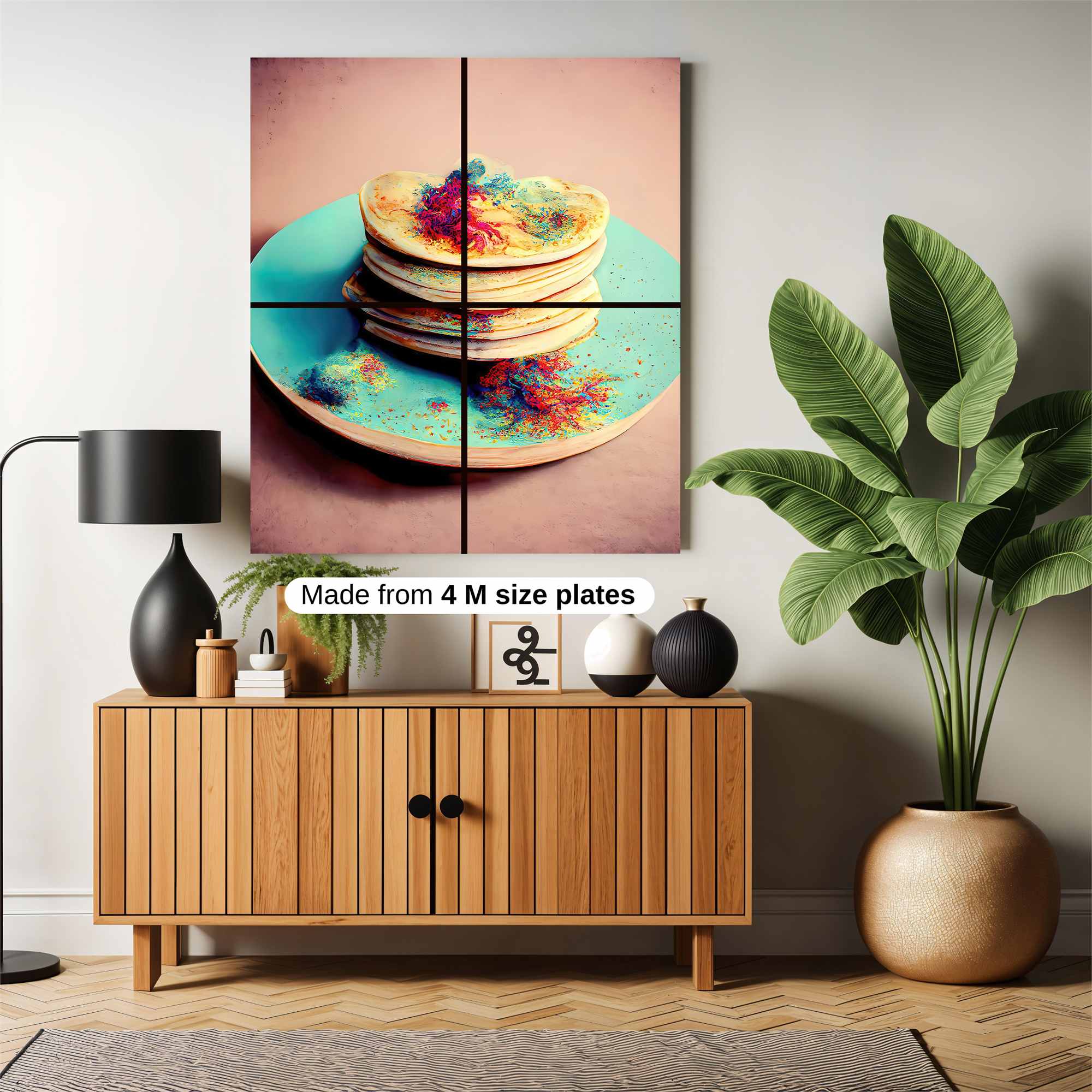Pancake Artistry Safe Wall Magnetic / M