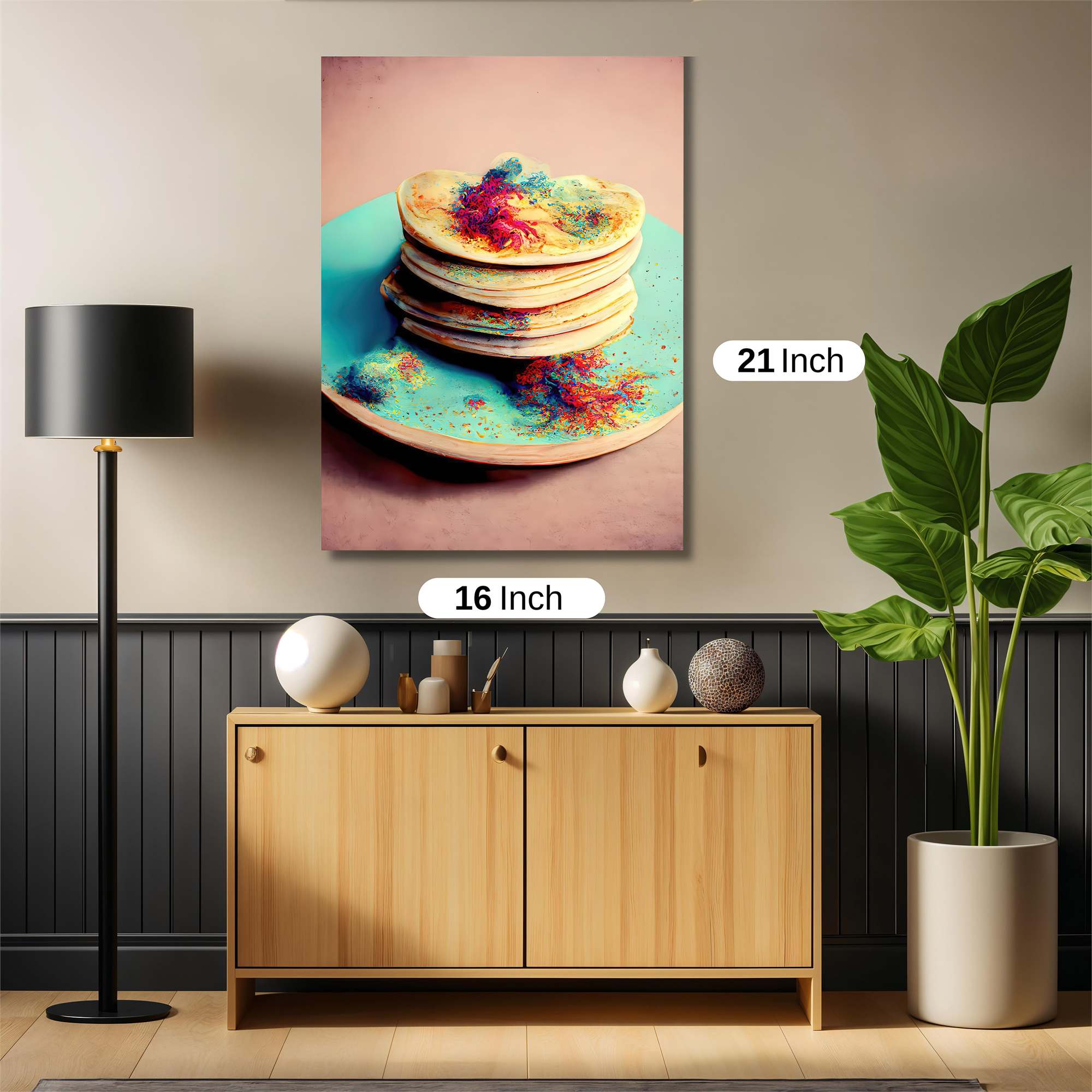 Pancake Artistry Safe Wall Magnetic / M