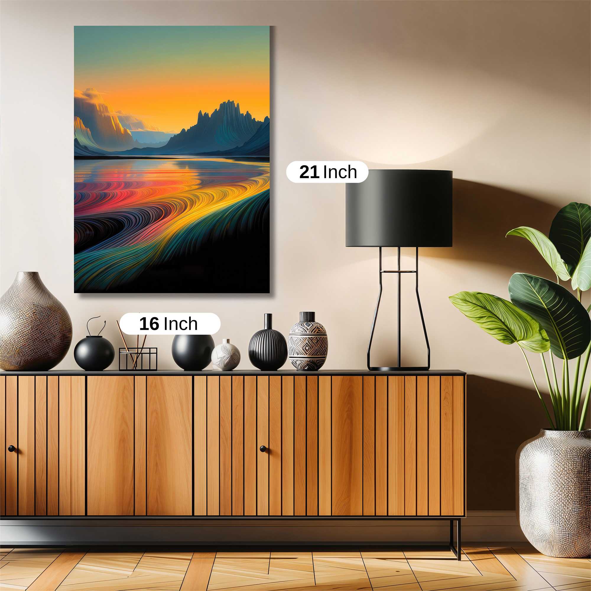 Sunset Serenity Safe Wall Magnetic / M
