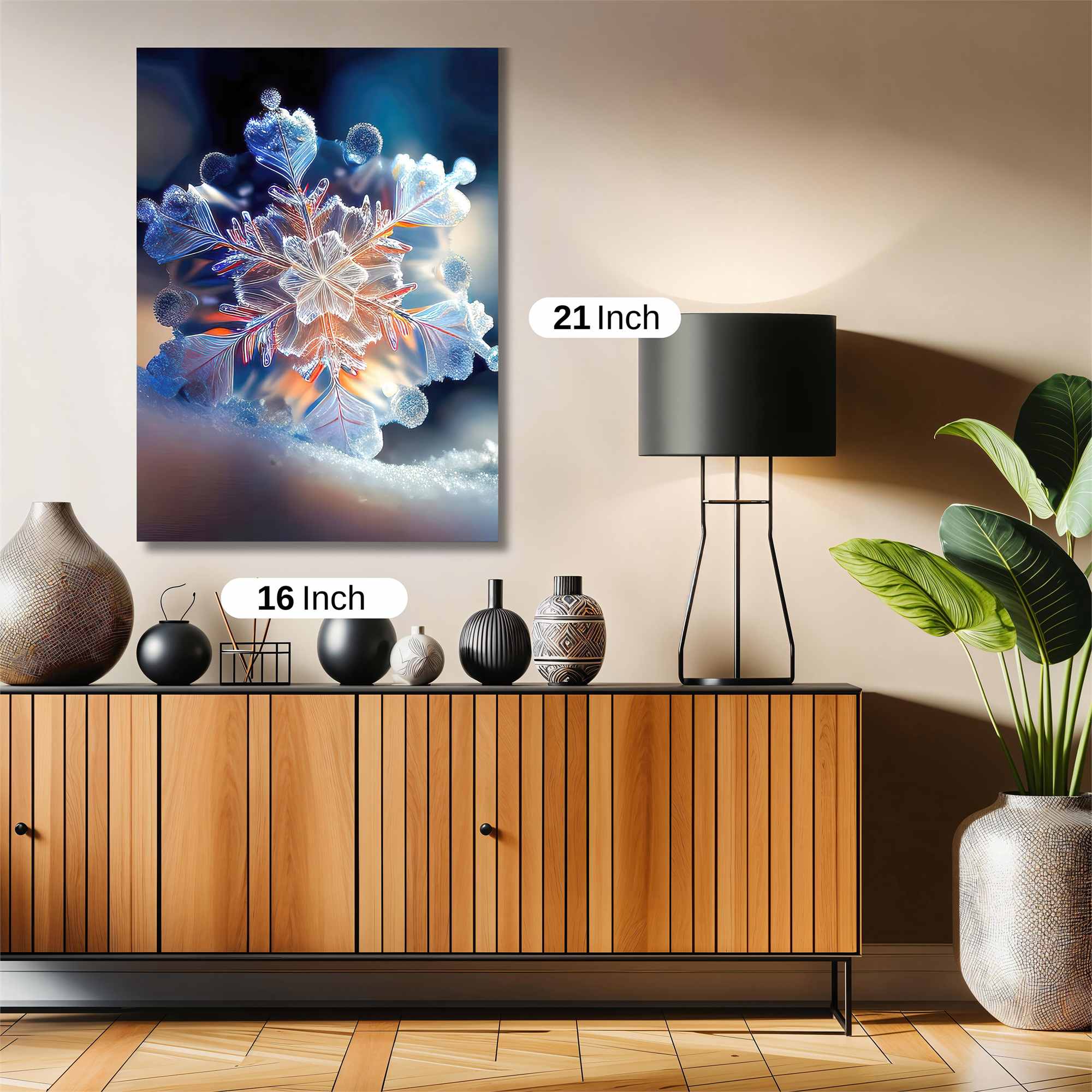 Snowflake Radiance Safe Wall Magnetic / M