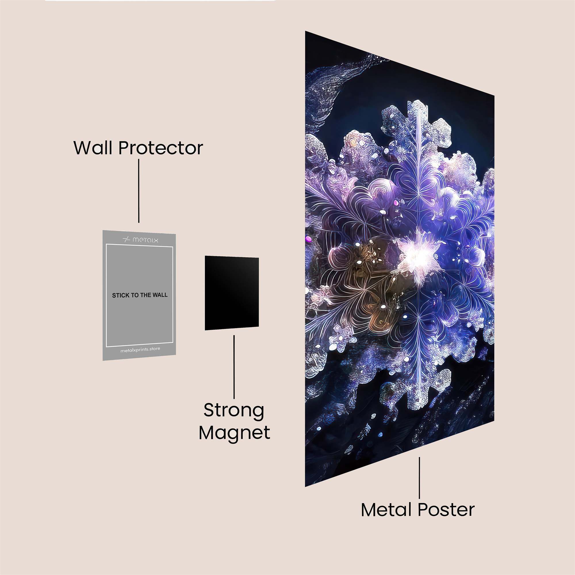 Cosmic Serenity Safe Wall Magnetic / M