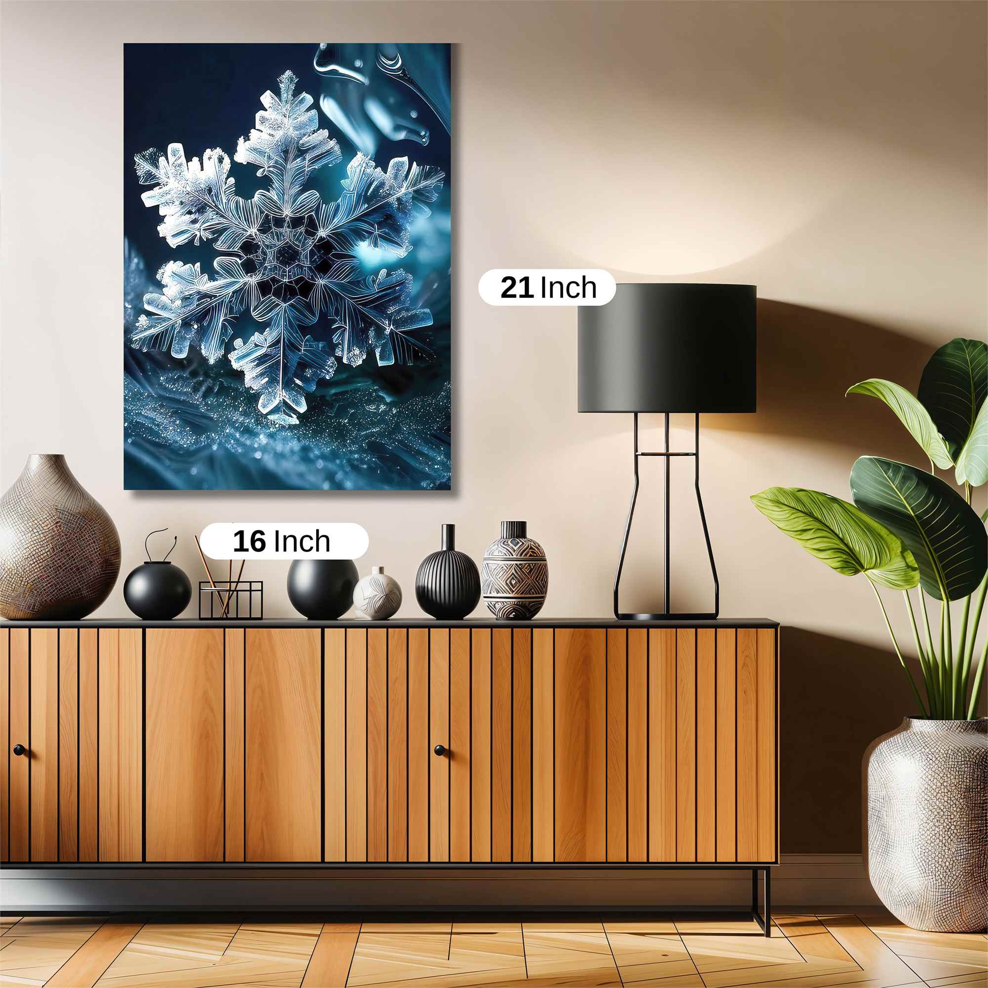 Snowflake Serenity Safe Wall Magnetic / M