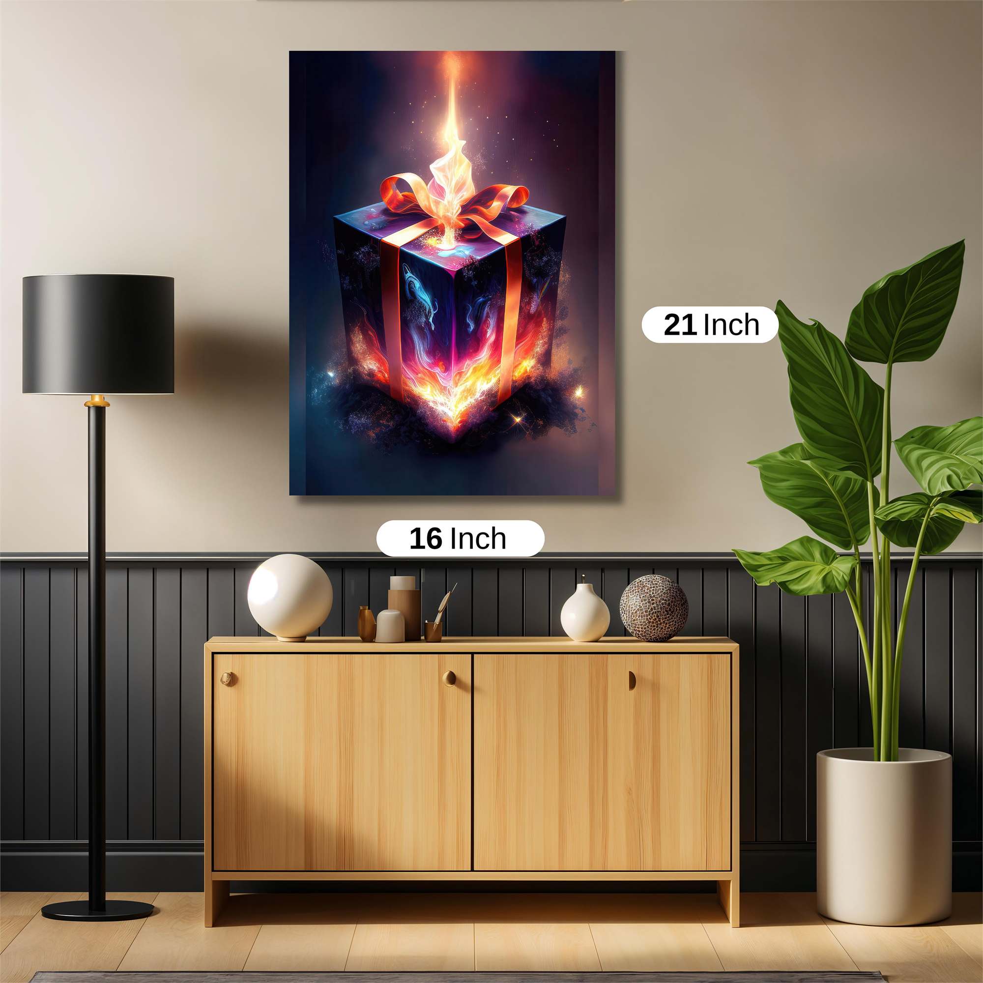 Mystic Blaze Safe Wall Magnetic / M