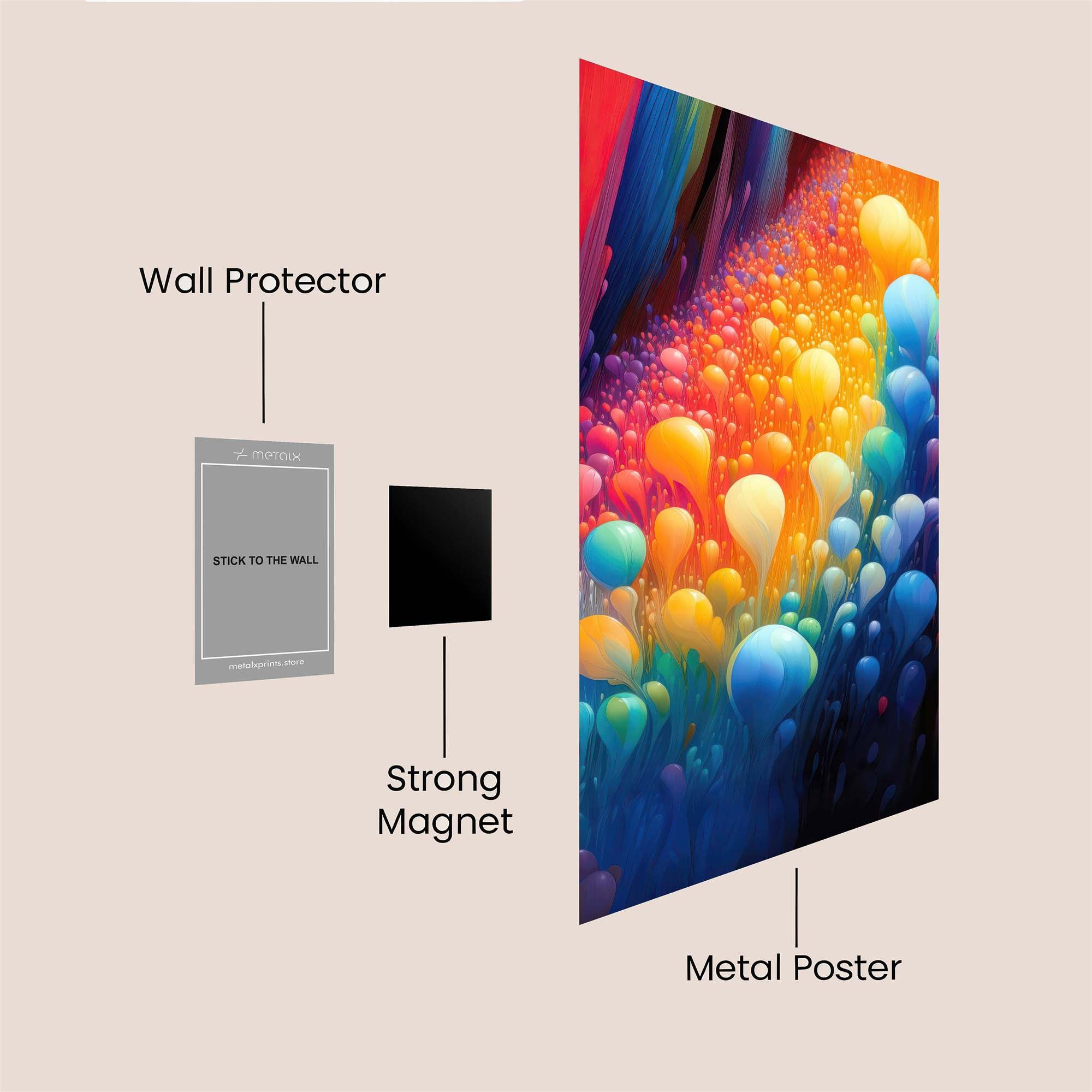 BalloonDream Safe Wall Magnetic / M