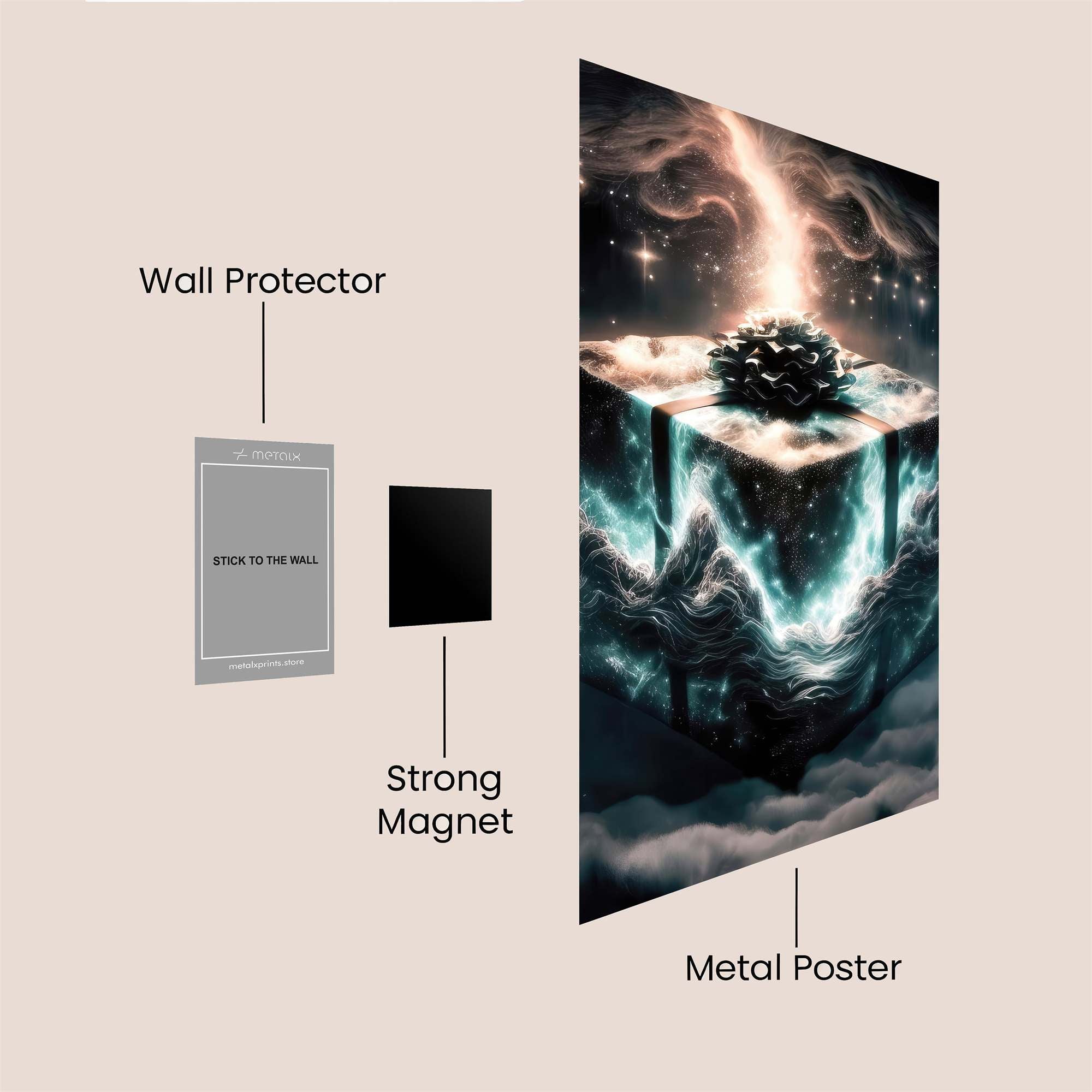 Cosmic Enigma Safe Wall Magnetic / M