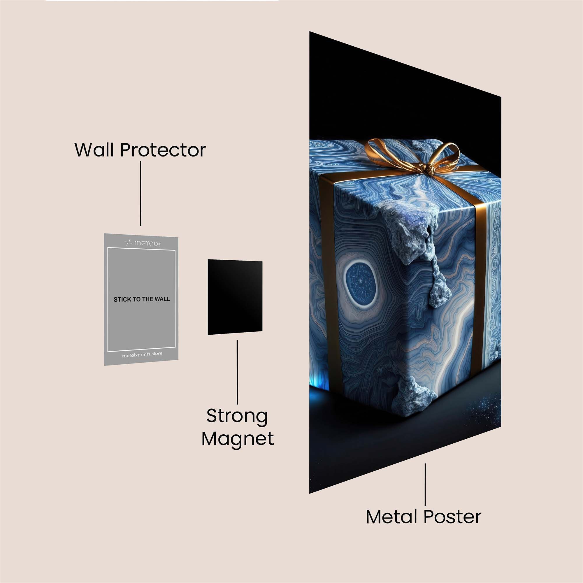 Agate Enigma Safe Wall Magnetic / M