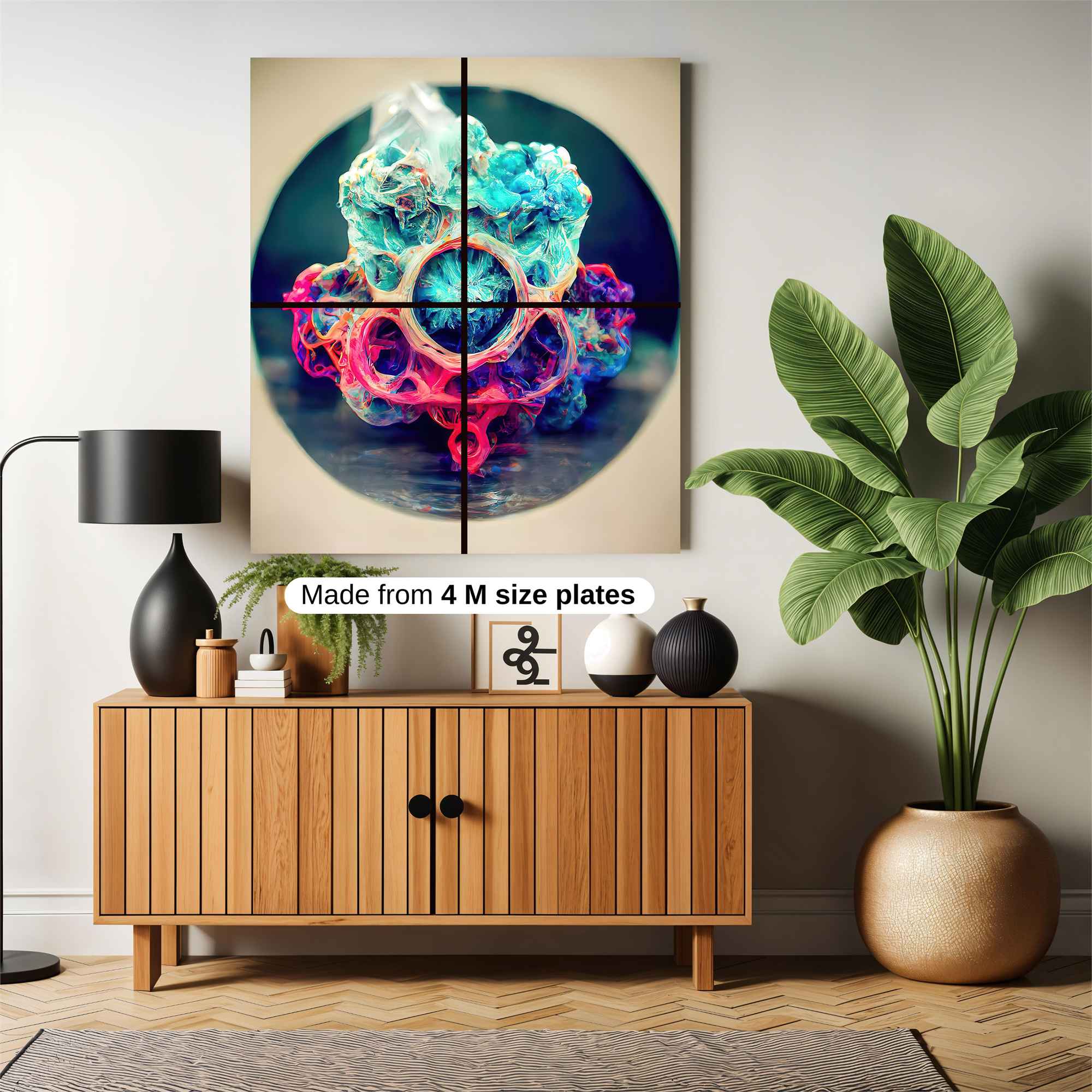 Neon Whimsy Safe Wall Magnetic / M