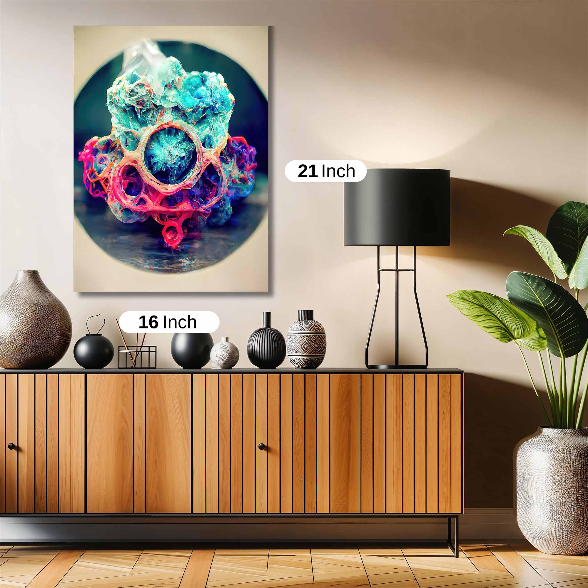 Neon Whimsy Safe Wall Magnetic / M