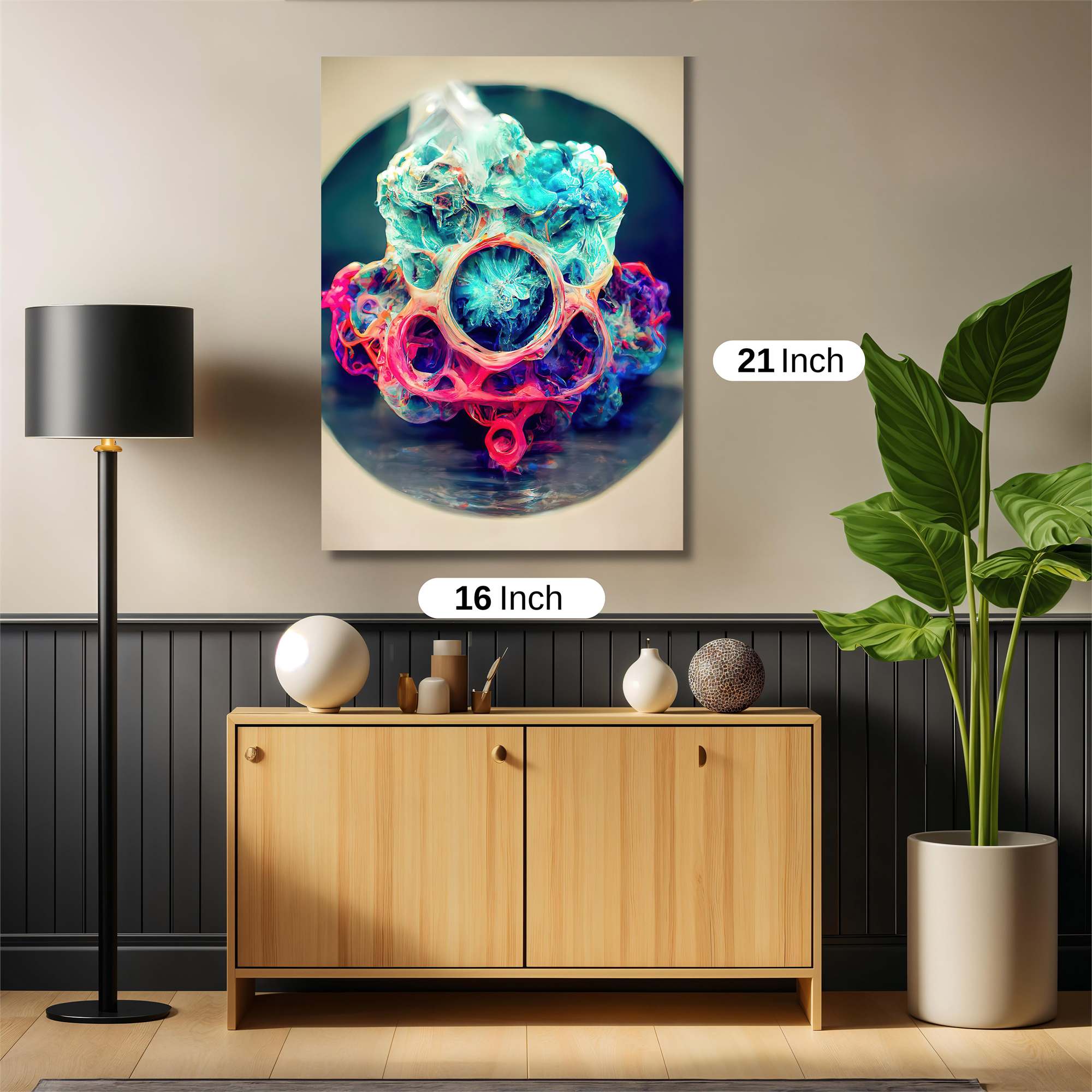 Neon Whimsy Safe Wall Magnetic / M