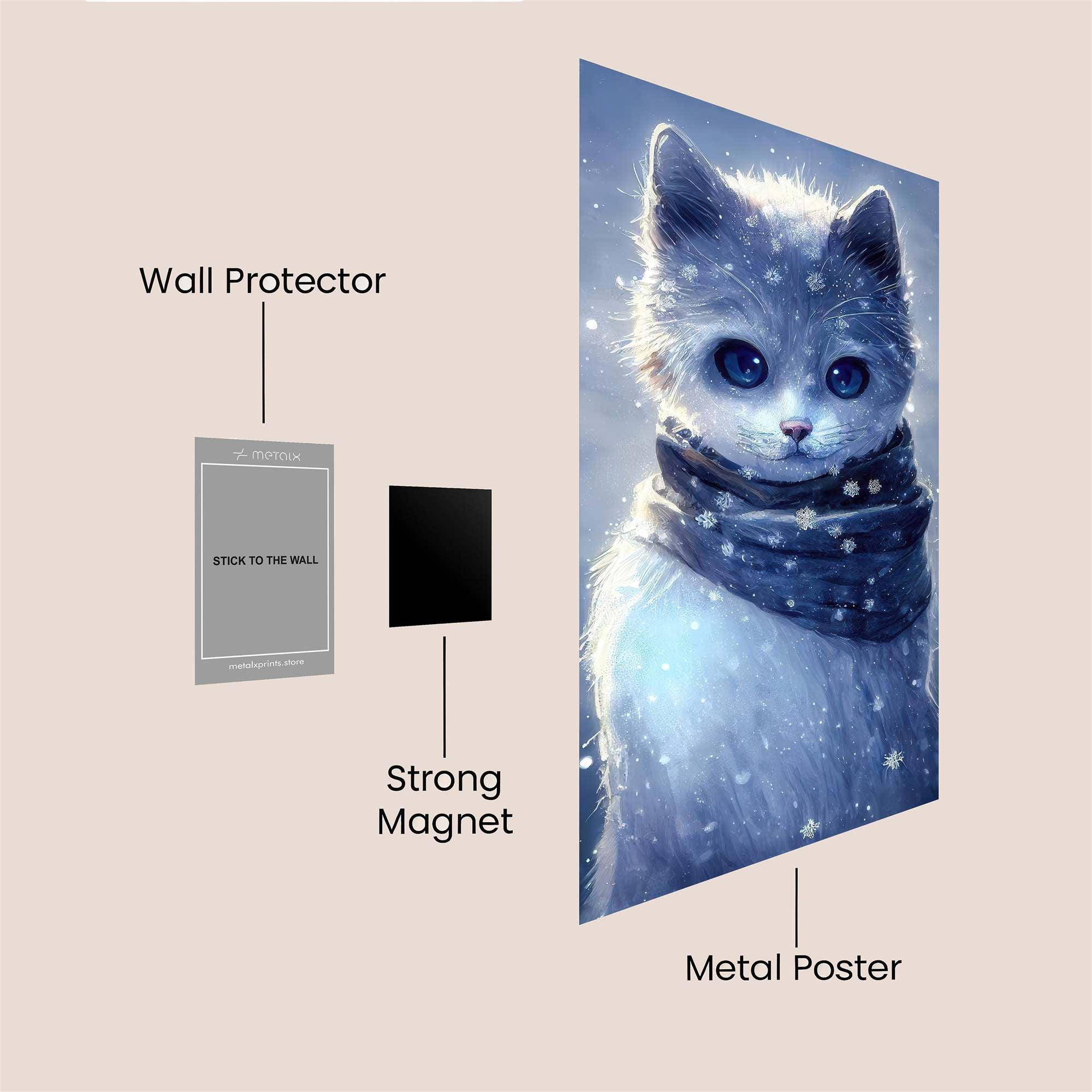 FrostyWhisker Safe Wall Magnetic / M