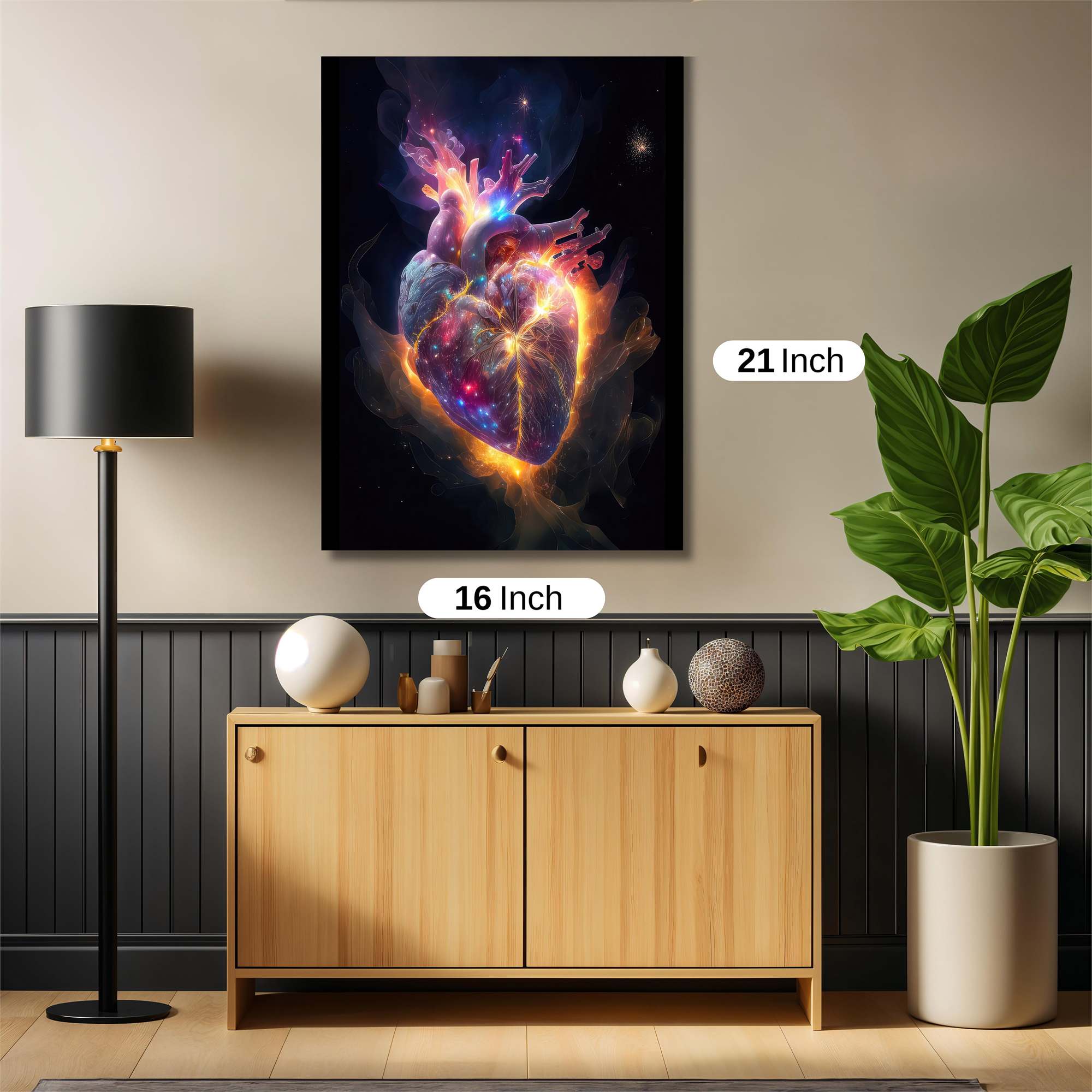 Heart Nebula Safe Wall Magnetic / M
