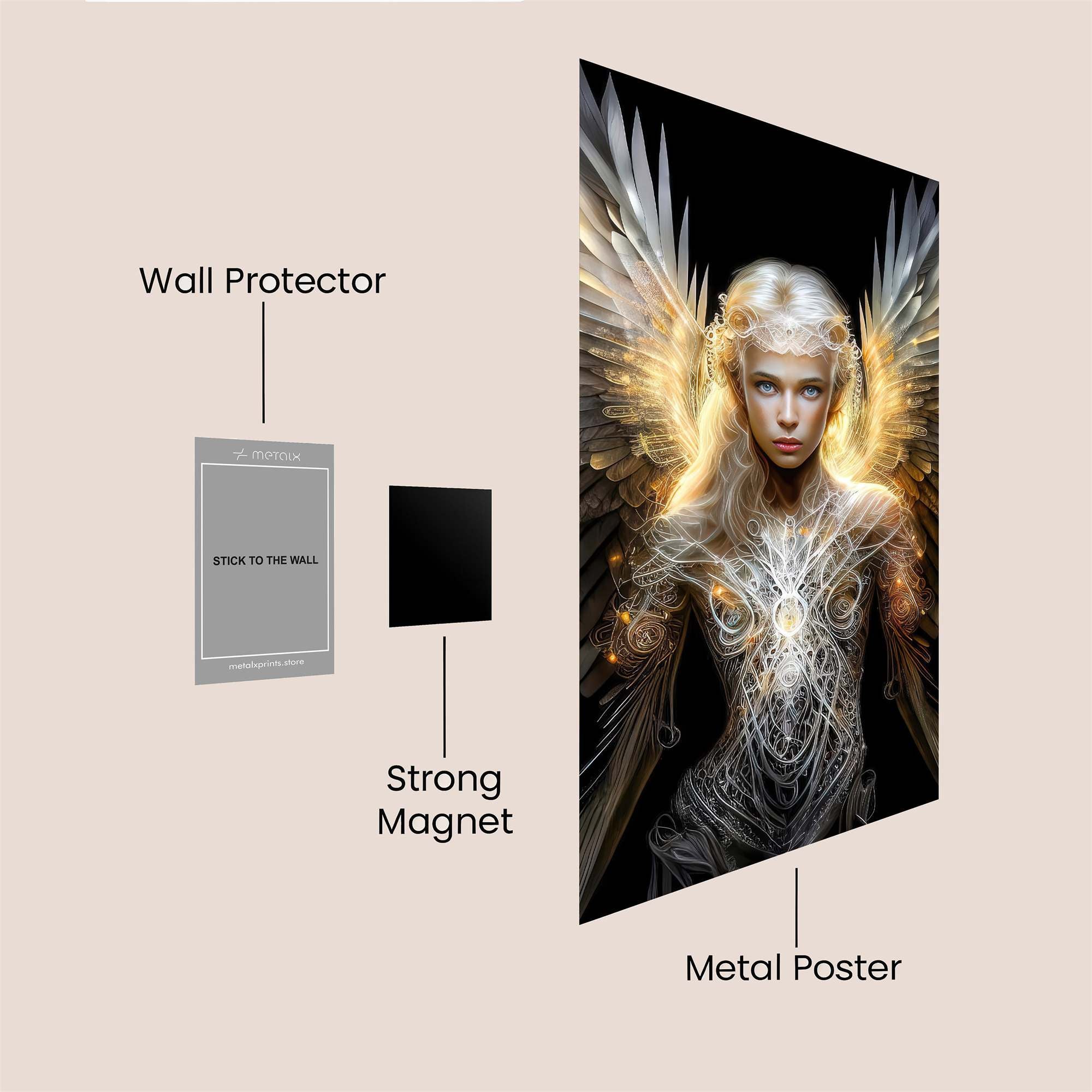 Celestial Radiance Safe Wall Magnetic / M