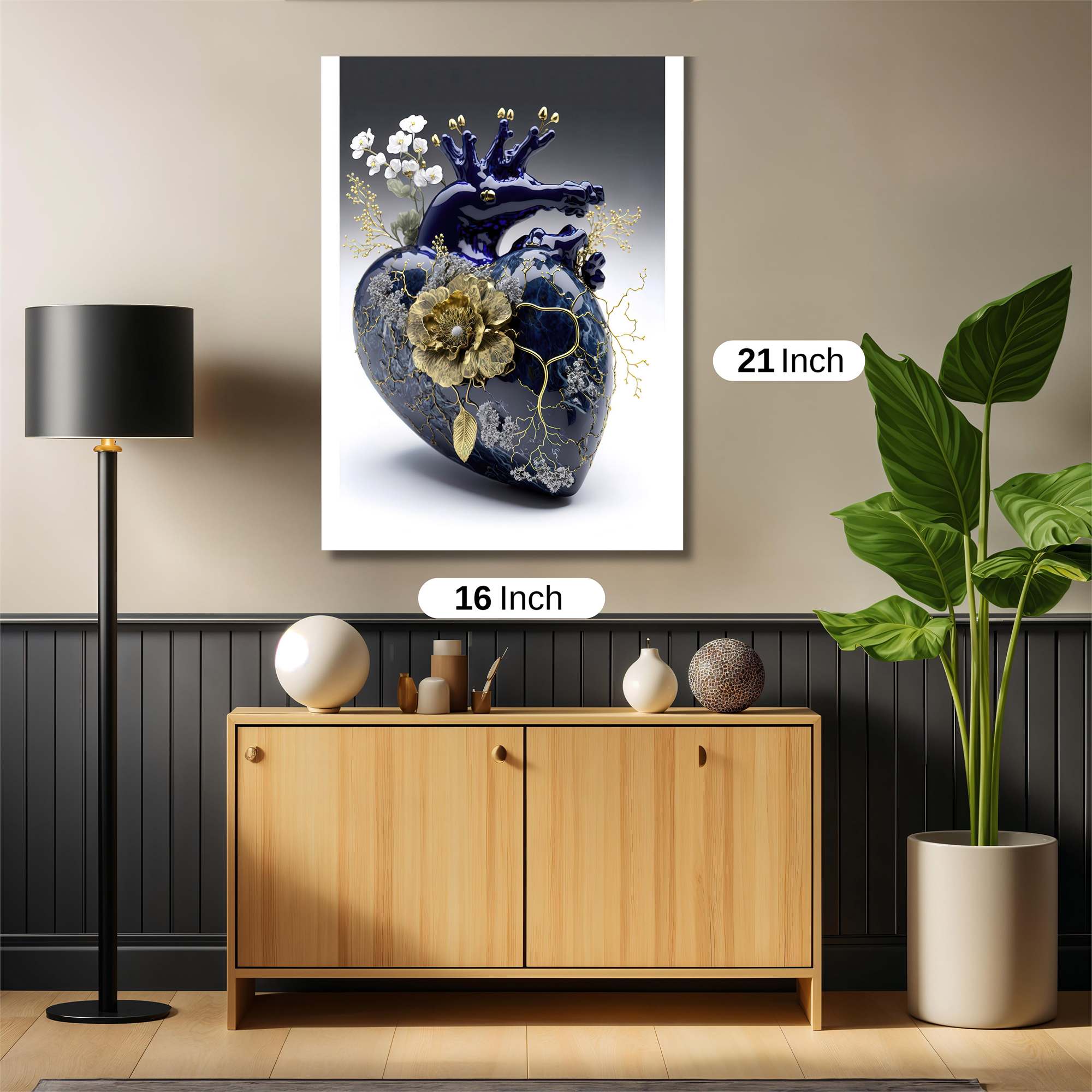 Heart Majesty Safe Wall Magnetic / M