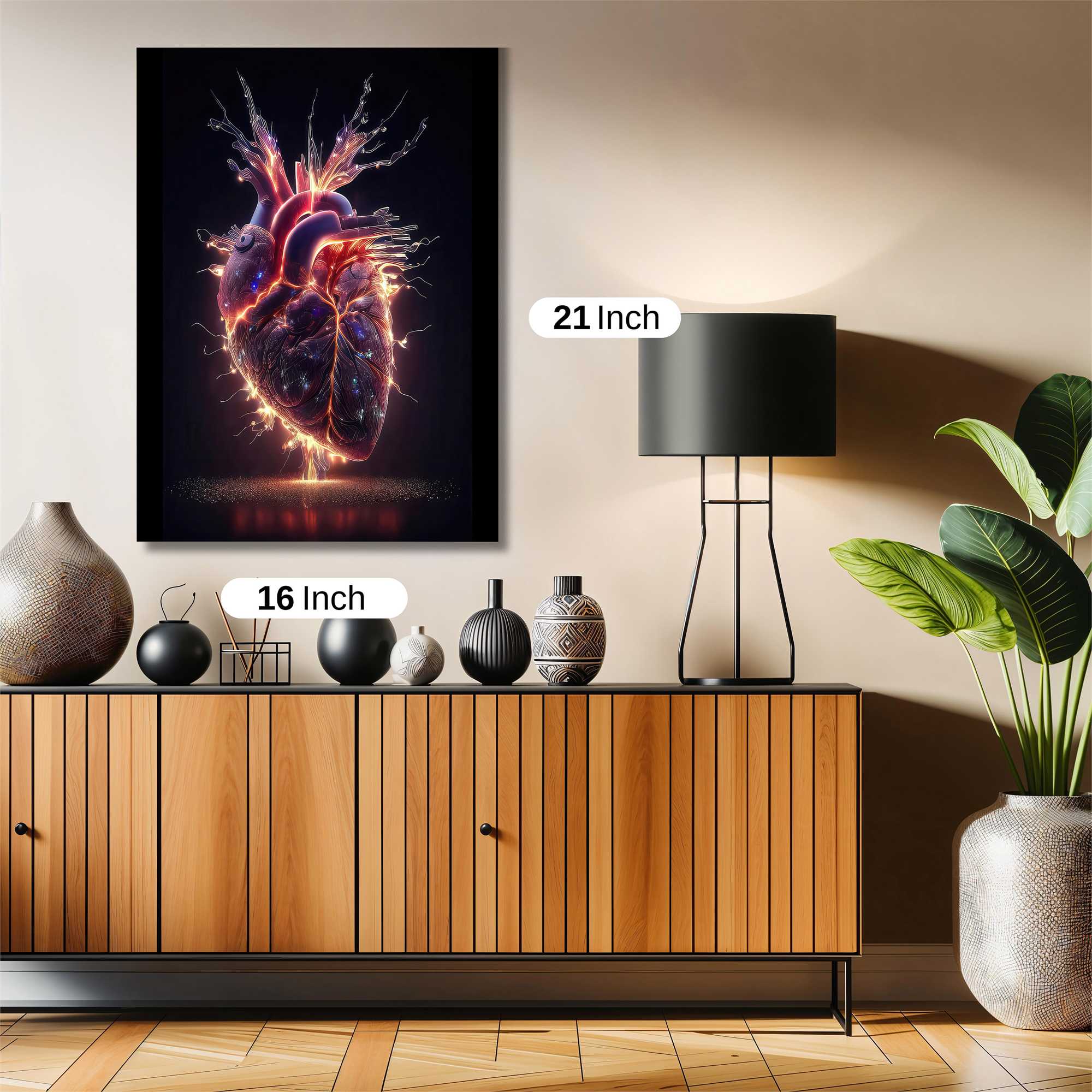 Heart Ignite Safe Wall Magnetic / M