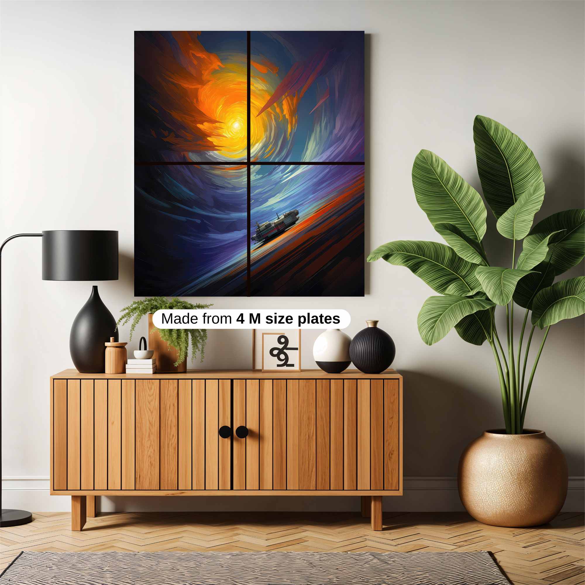 Cosmic Whirl Safe Wall Magnetic / M