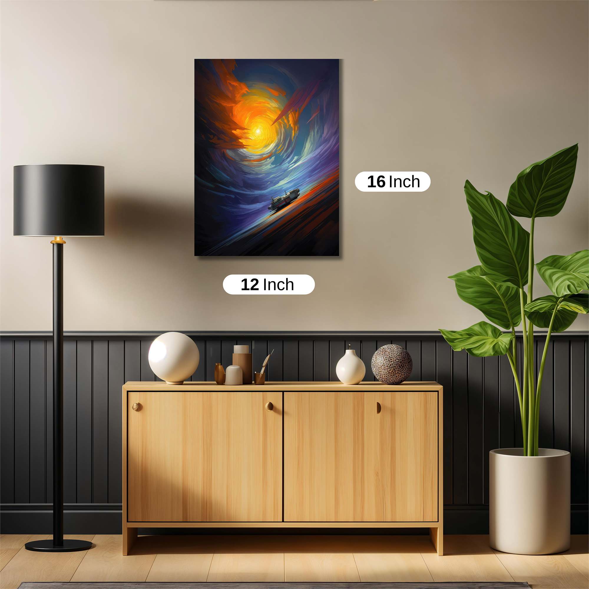 Cosmic Whirl Safe Wall Magnetic / M