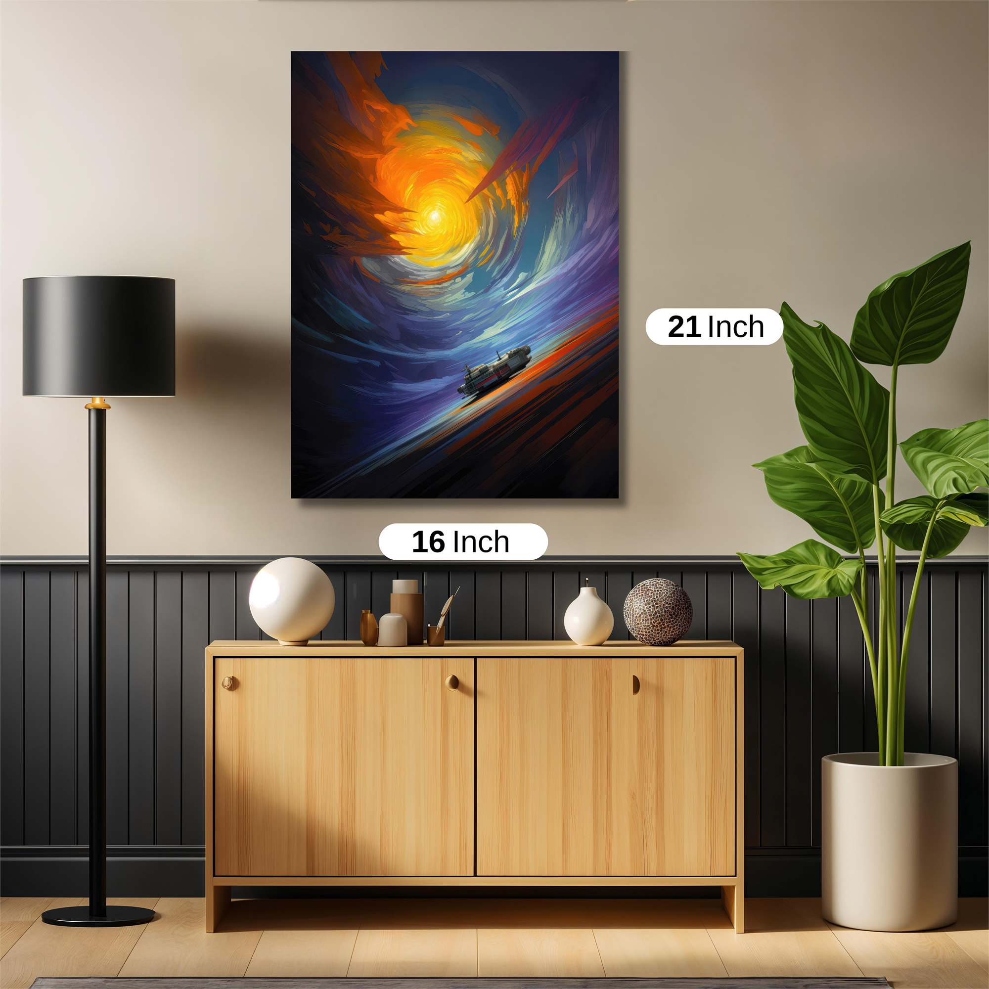Cosmic Whirl Safe Wall Magnetic / M