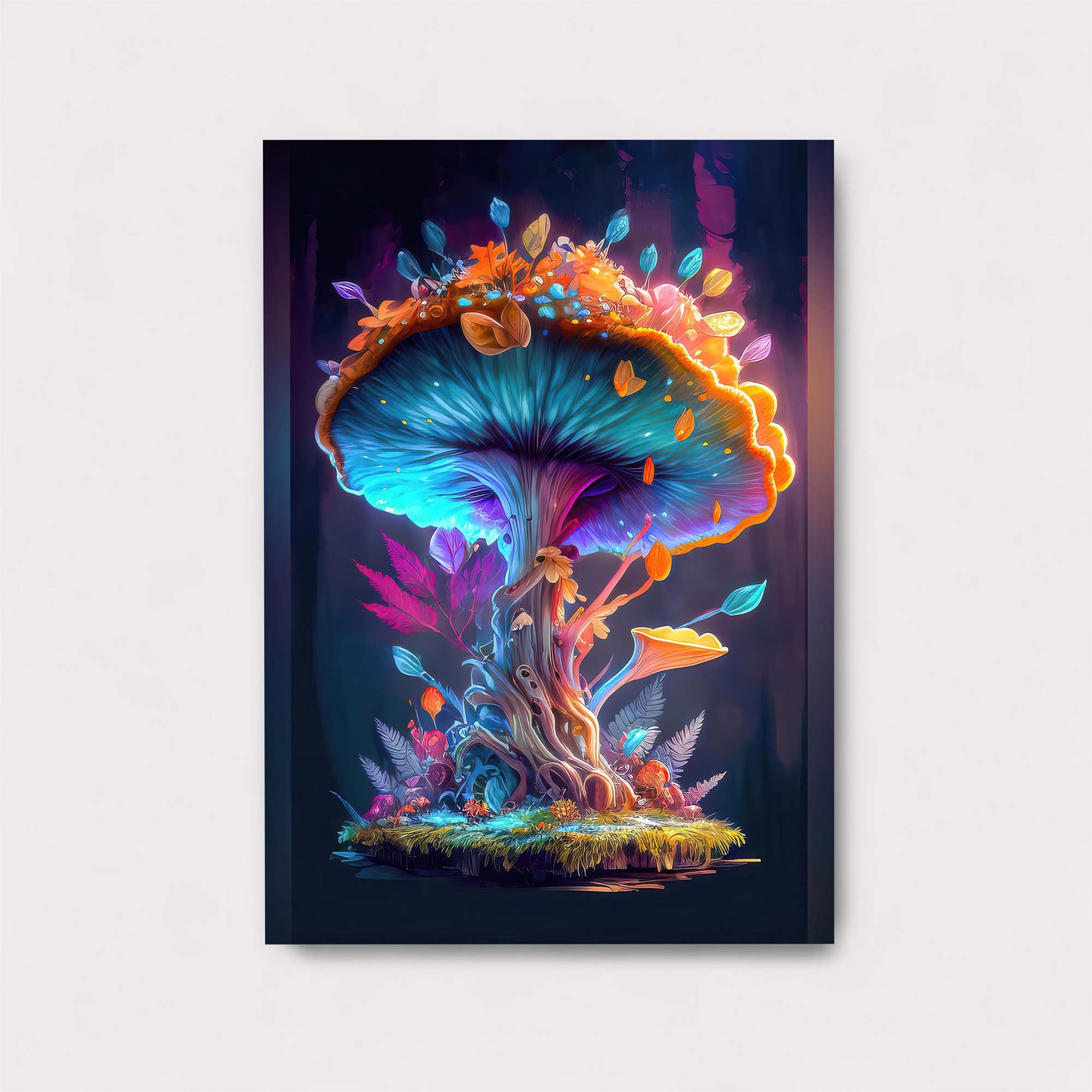 Mushroom Whimsy Safe Wall Magnetic / M