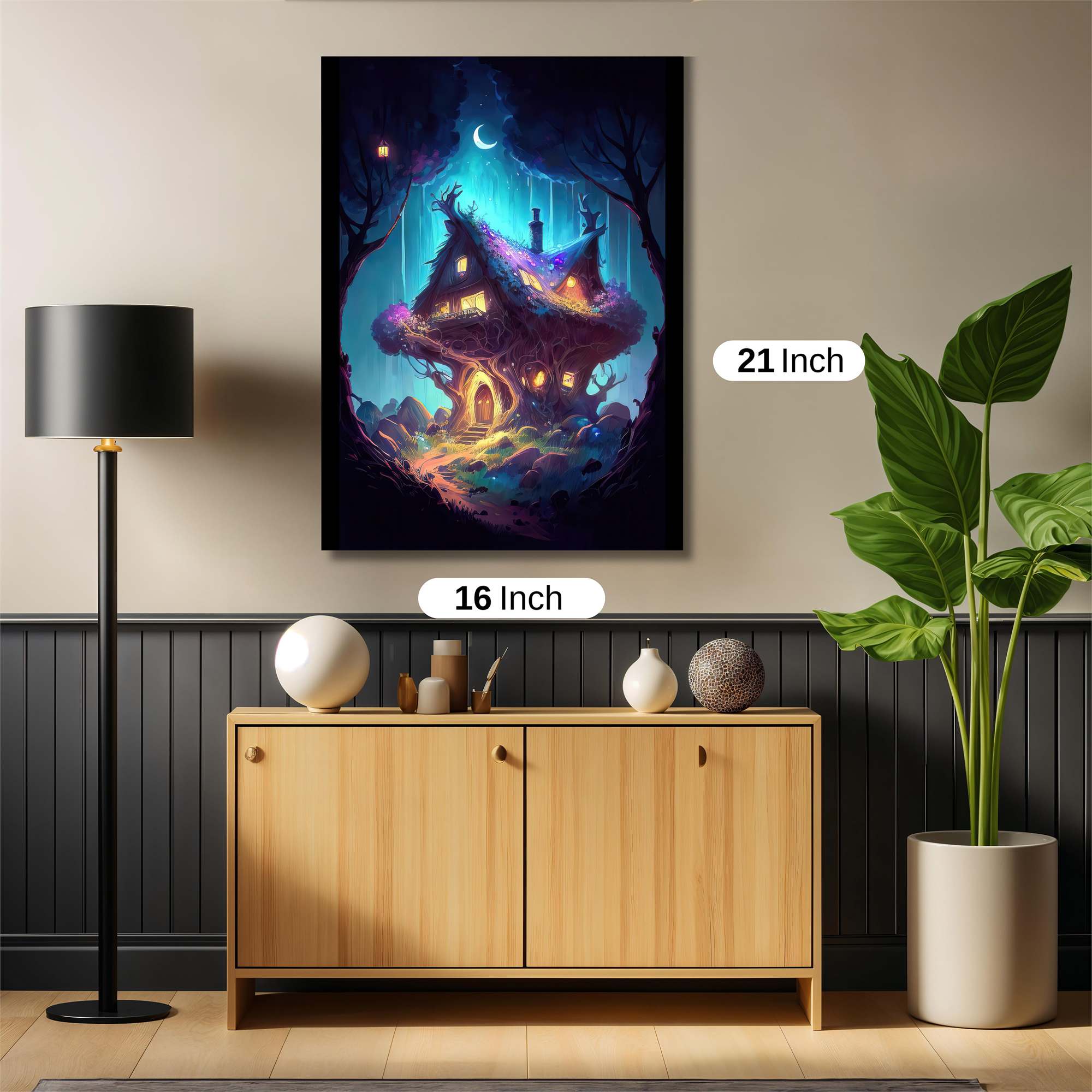 Moonlit Whimsy Safe Wall Magnetic / M