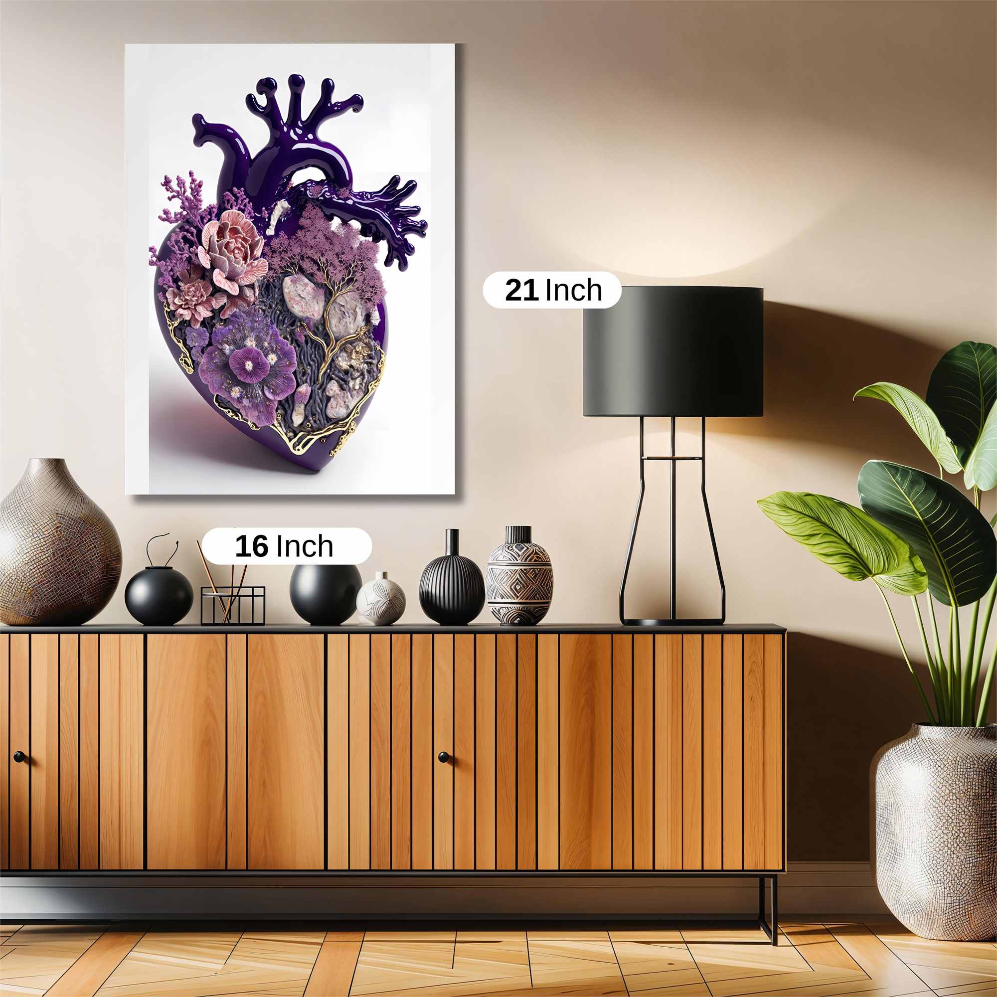Heart Blossom Safe Wall Magnetic / M