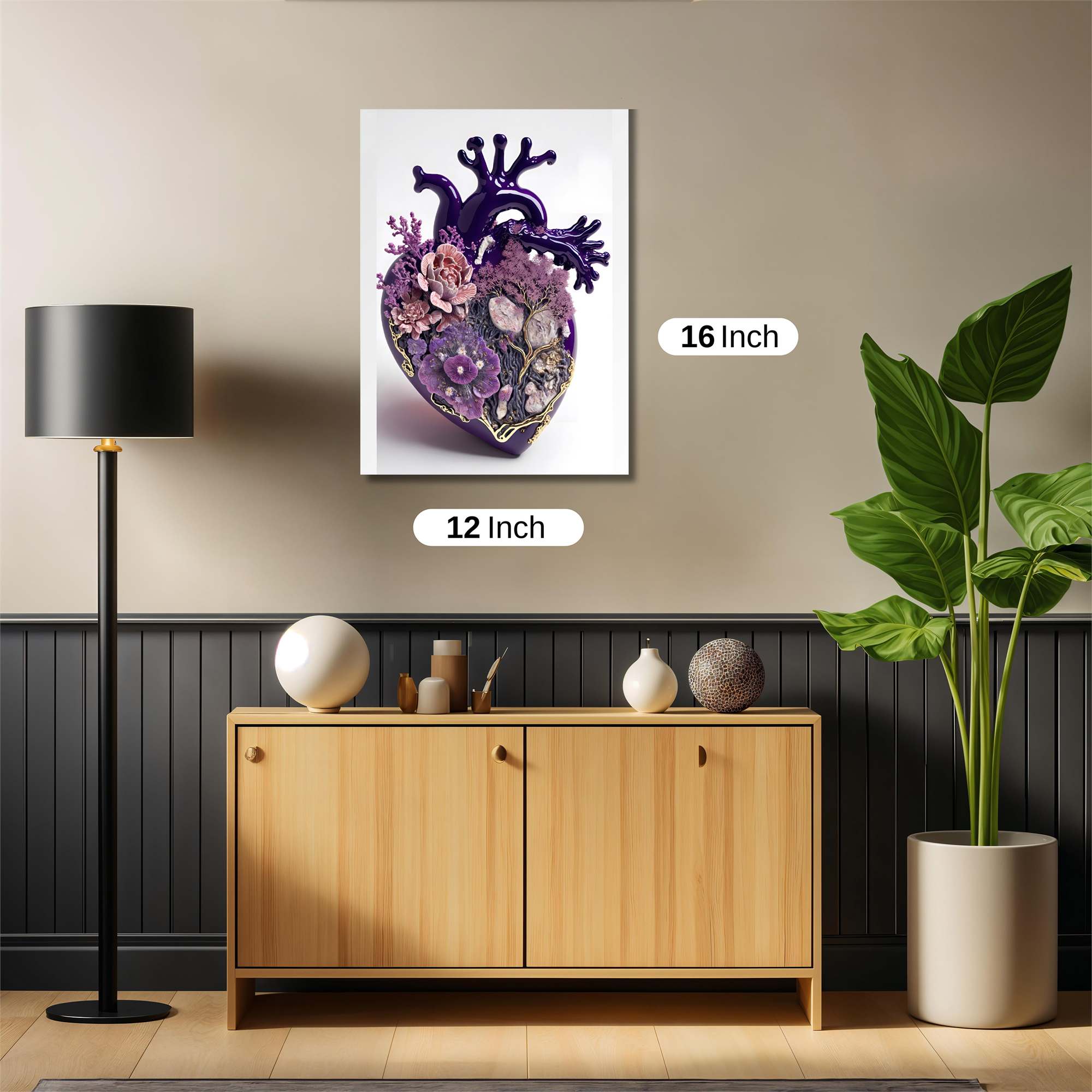 Heart Blossom Safe Wall Magnetic / M