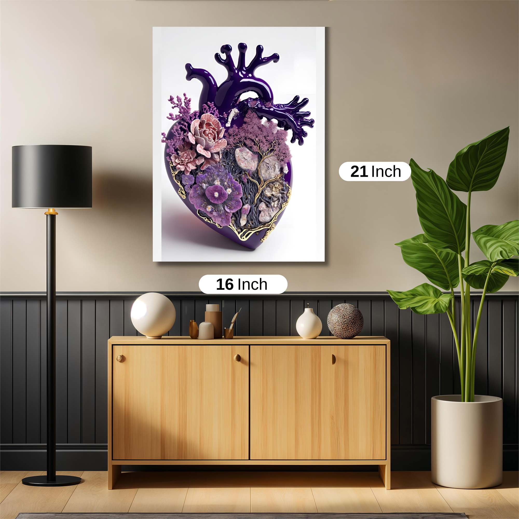Heart Blossom Safe Wall Magnetic / M