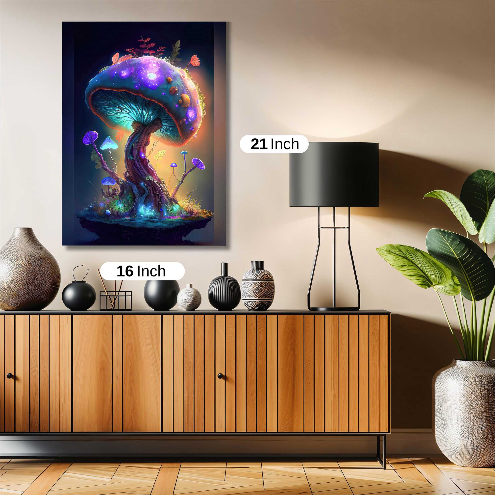 Mushroom Radiance Safe Wall Magnetic / M