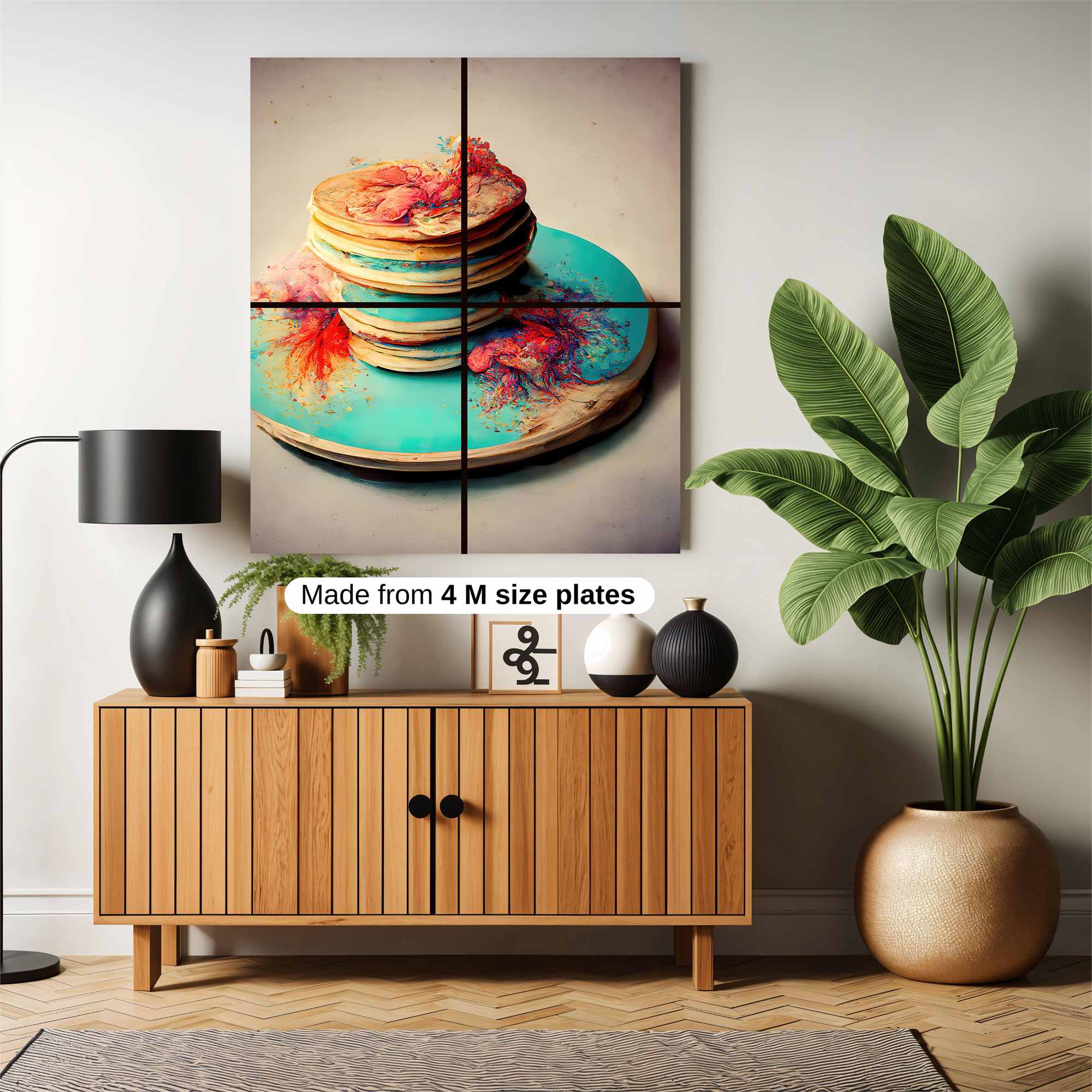 Pancake Whimsy Safe Wall Magnetic / M