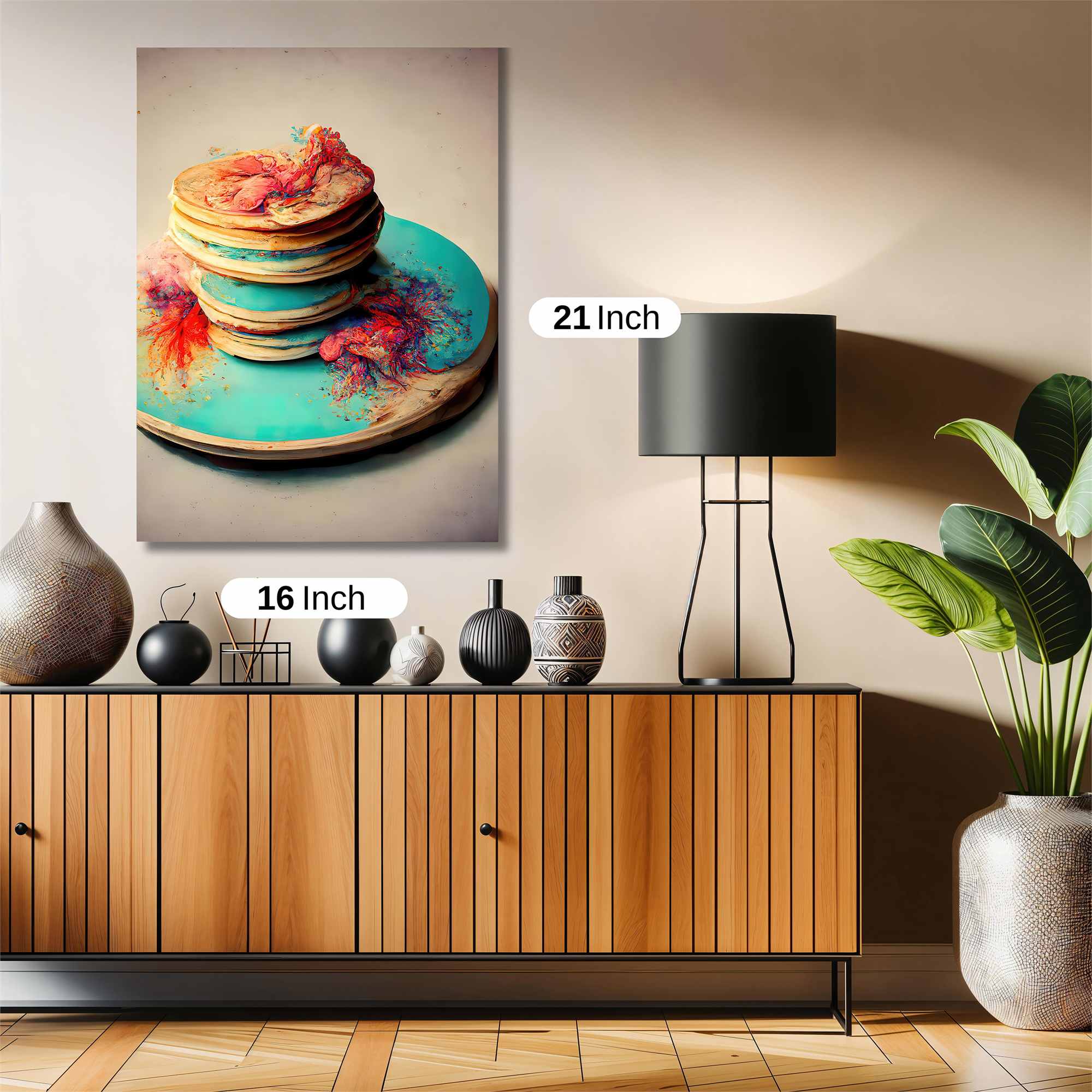 Pancake Whimsy Safe Wall Magnetic / M