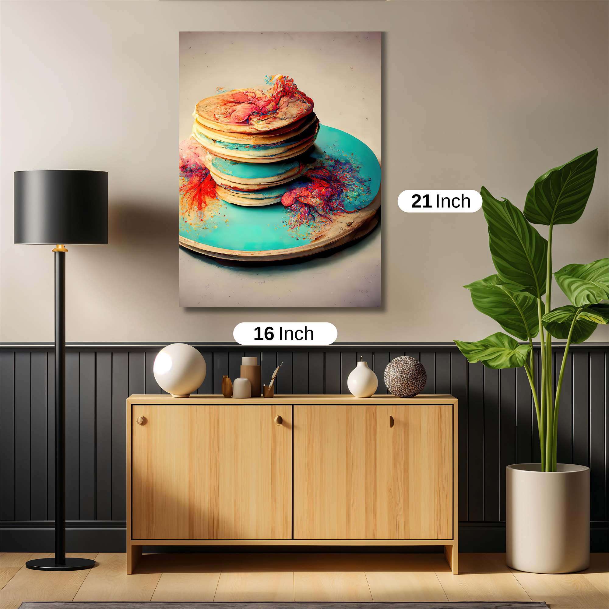Pancake Whimsy Safe Wall Magnetic / M