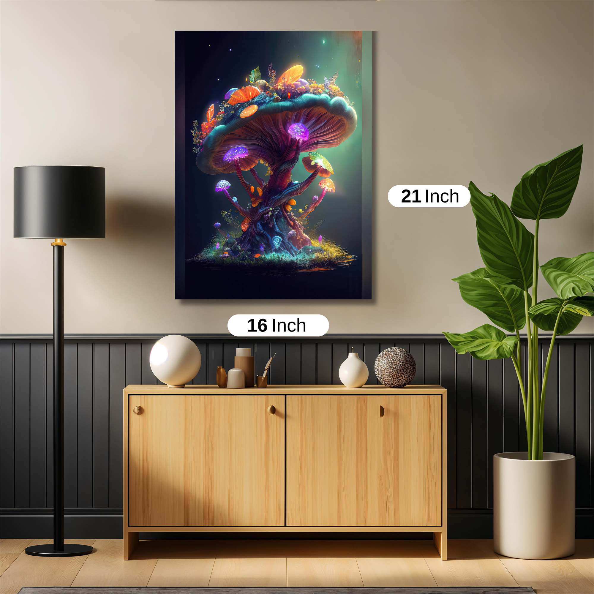 Mushroom Dream Safe Wall Magnetic / M