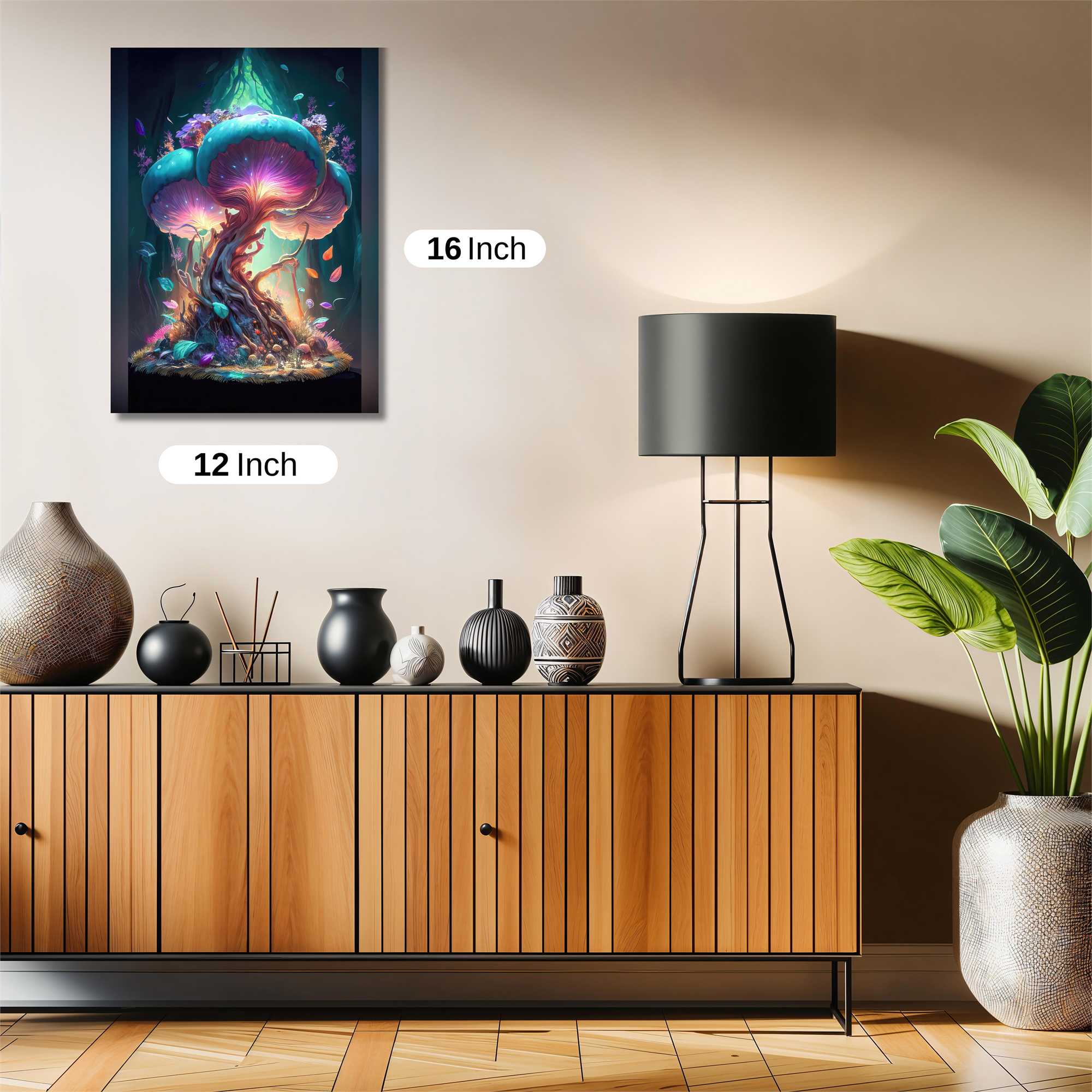 Mushroom Enchantment Safe Wall Magnetic / M