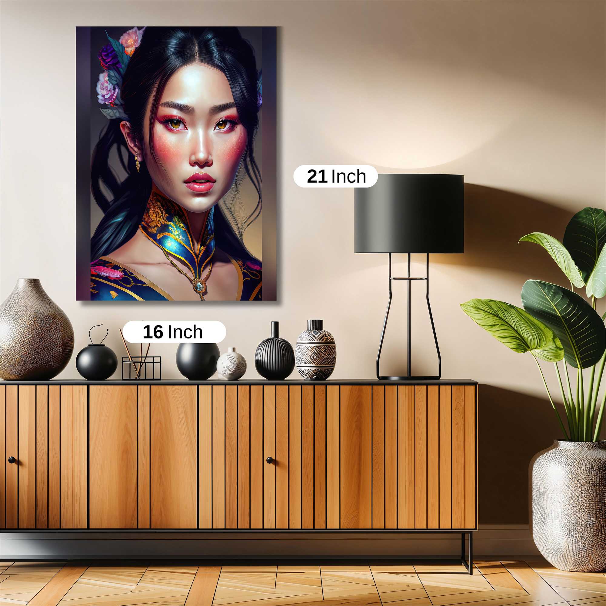 Floral Elegance Safe Wall Magnetic / M