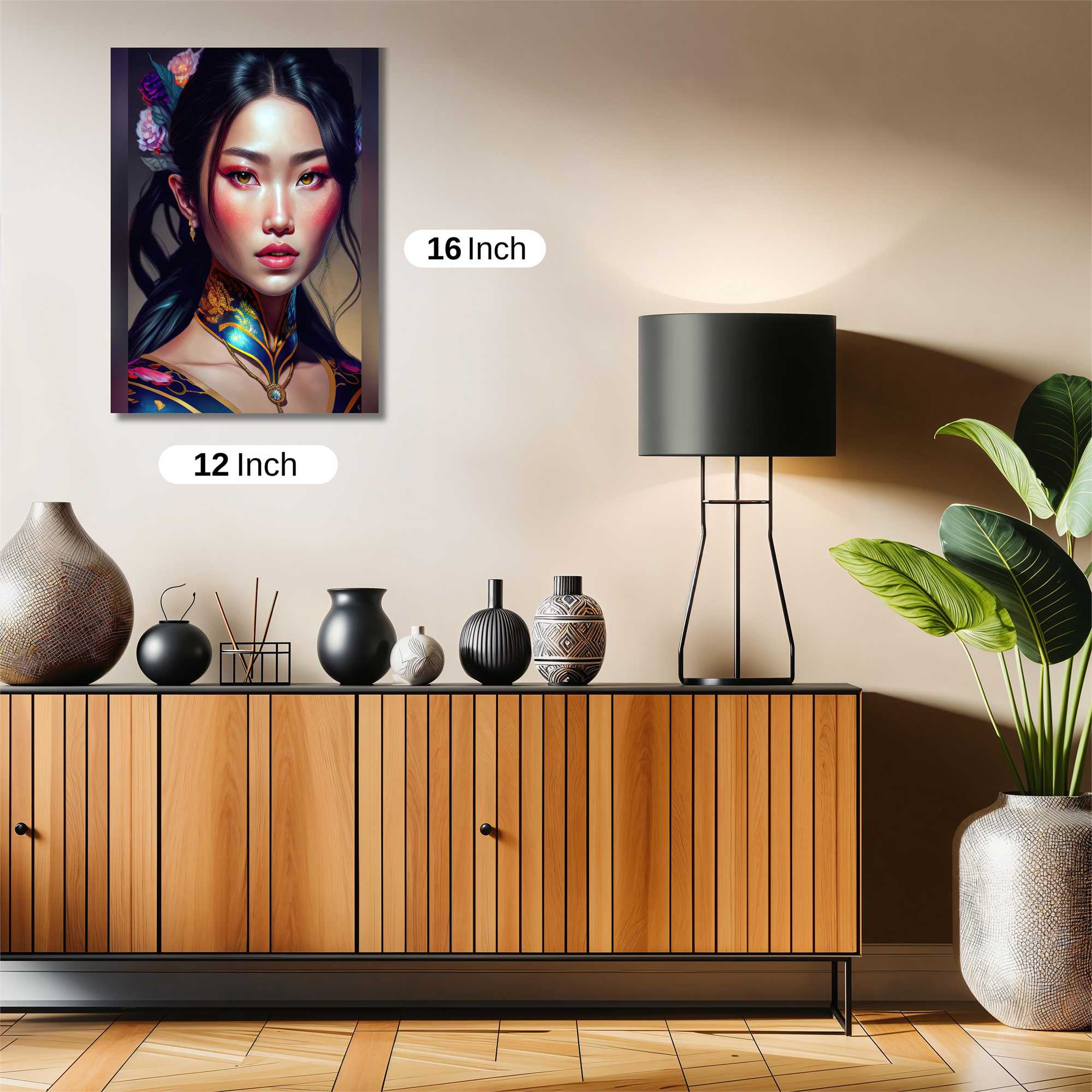 Floral Elegance Safe Wall Magnetic / M